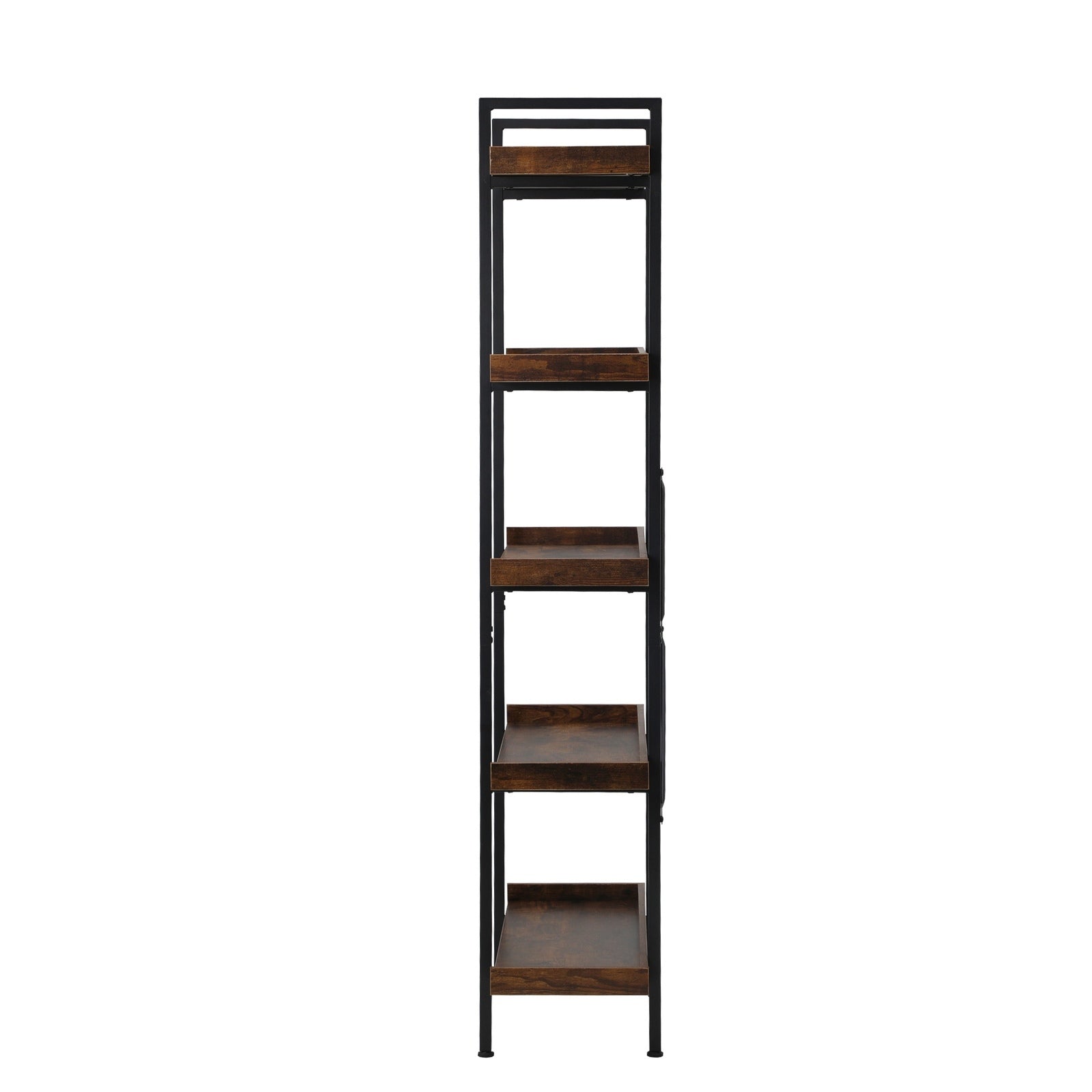 Oikiture Display Shelf 5-Tier Bookshelf Shelves Storage Bookcase Stand Rack 80CM - Sunyee