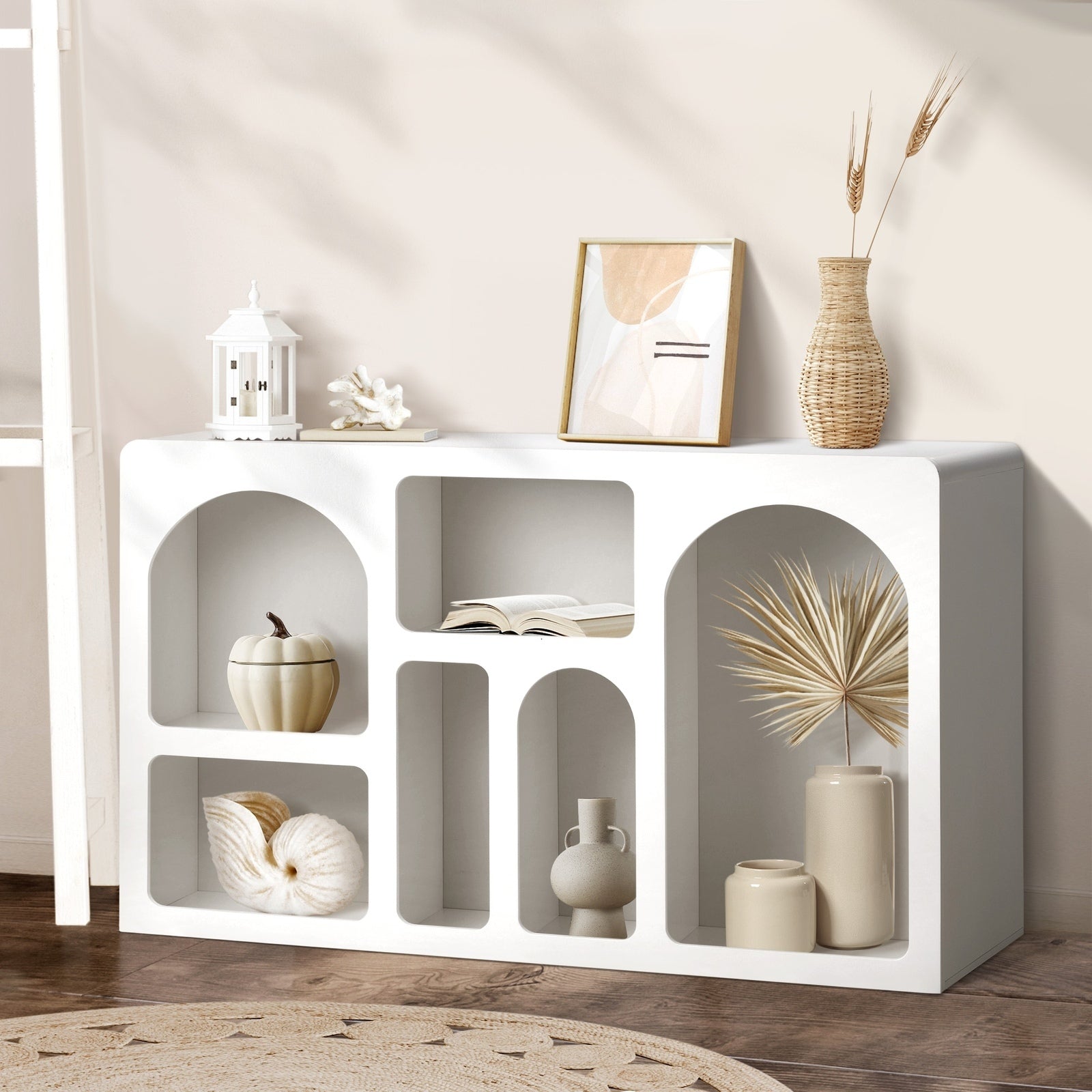 Oikiture Bookshelf Display shelves Unit Bookcase Book Cube Storage Stand Rack