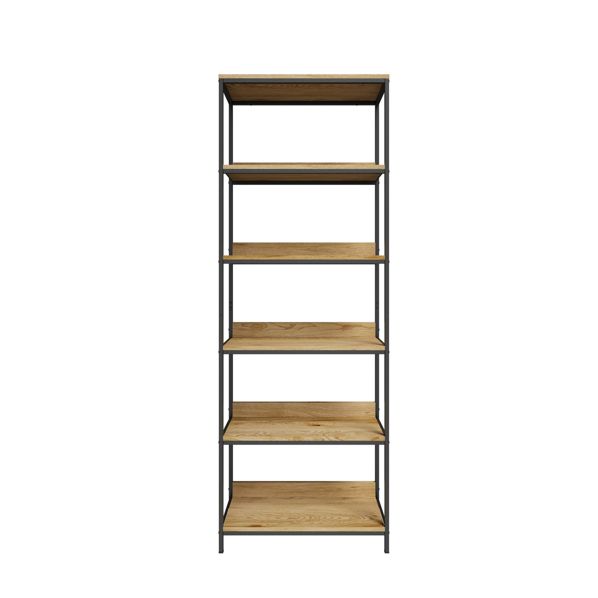 Oikiture Display Shelf 5 Tier Bookshelf Storage Shelves Stand Rack Bookcase - Sunyee