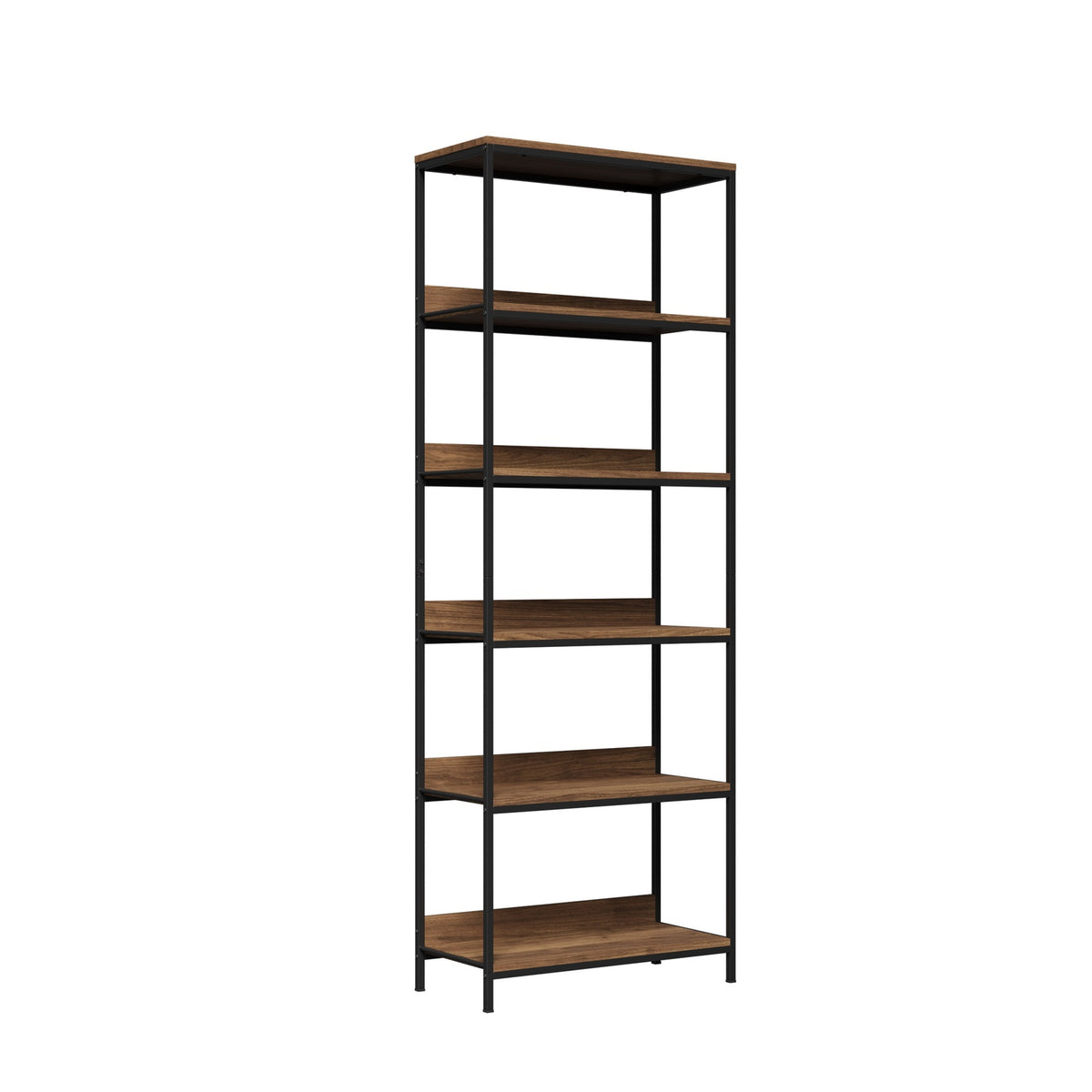 Oikiture Display Shelf 5 Tier Bookshelf Storage Shelves Bookcase Stand Rack - Sunyee