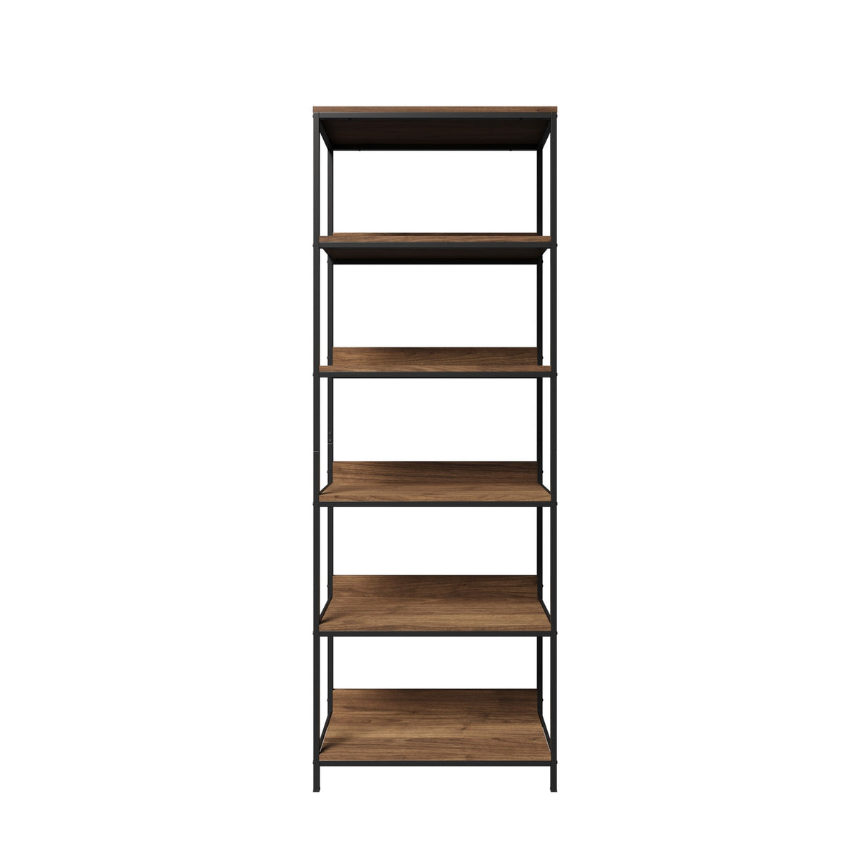 Oikiture Display Shelf 5 Tier Bookshelf Storage Shelves Bookcase Stand Rack - Sunyee