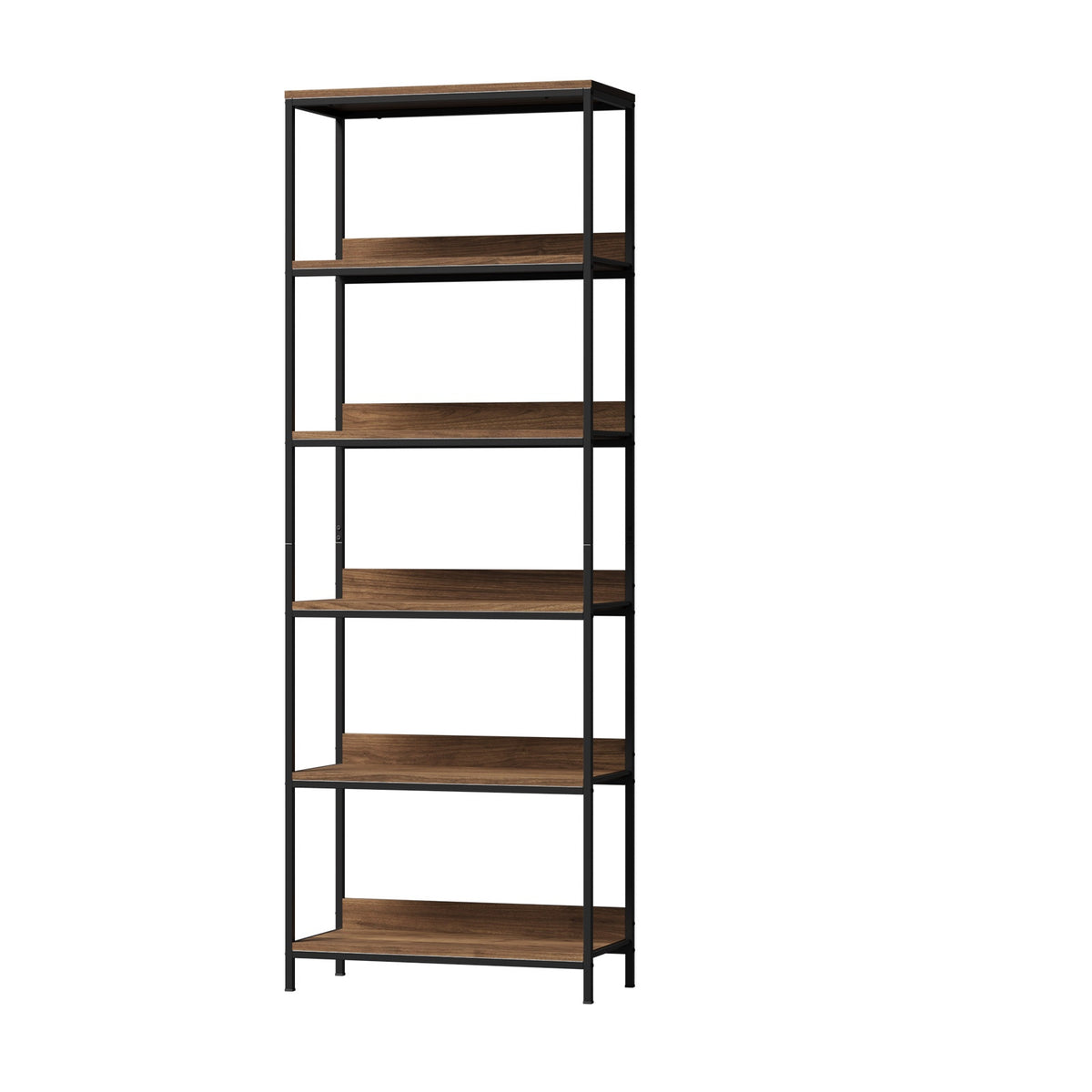 Oikiture Display Shelf 5 Tier Bookshelf Storage Shelves Bookcase Stand Rack - Sunyee