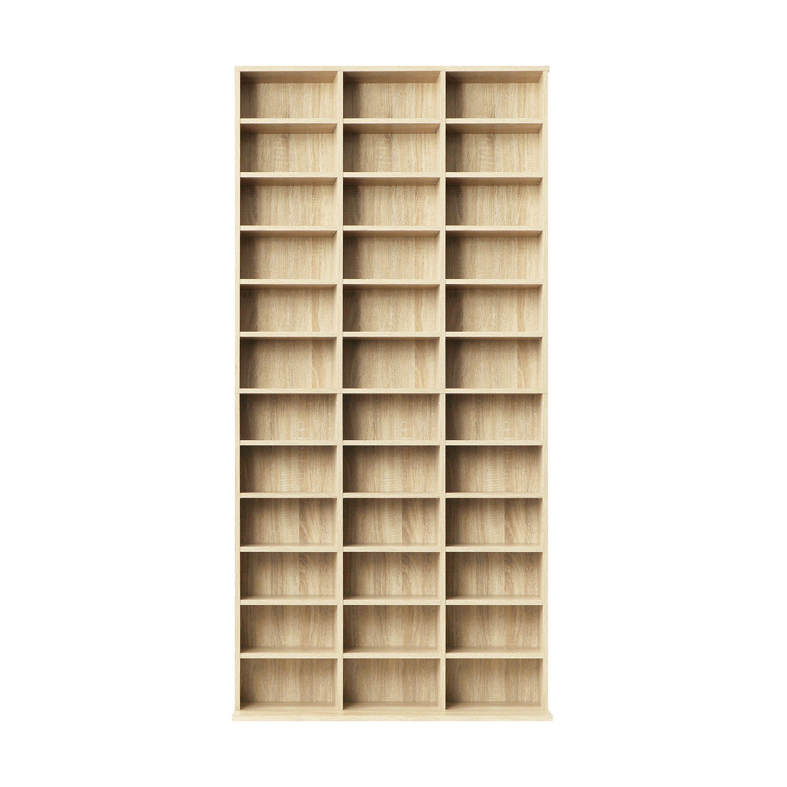 Oikiture Display Shelf Bookshelf CD DVD Storage Media Stand Rack Bookcase - Sunyee