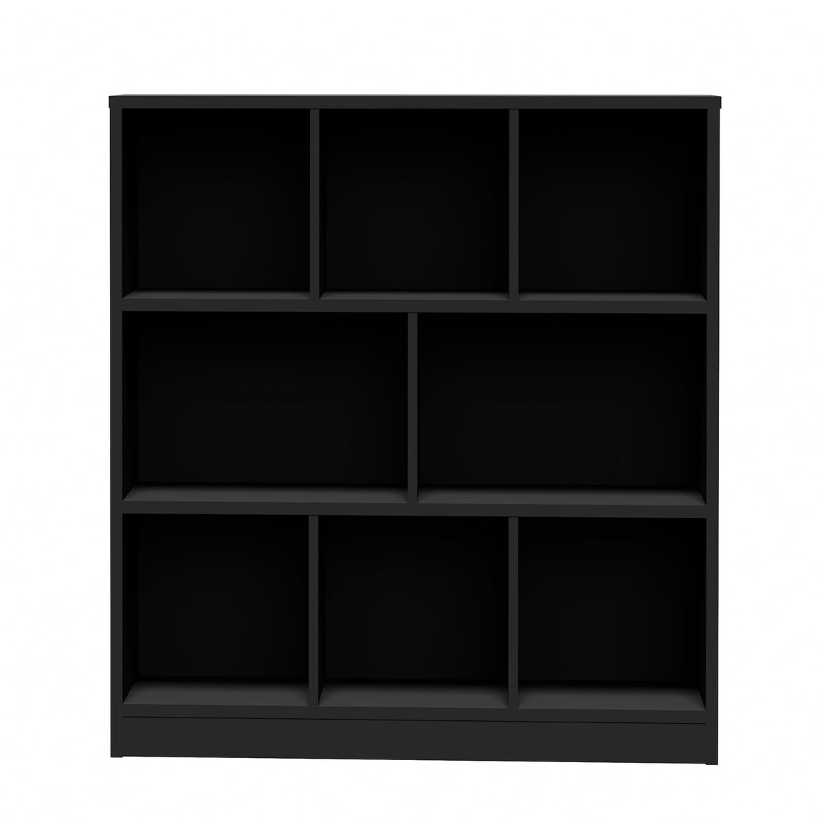 Oikiture Bookshelf Bookcase Display Shelves Unit Storage Organizer Stand Black - Sunyee