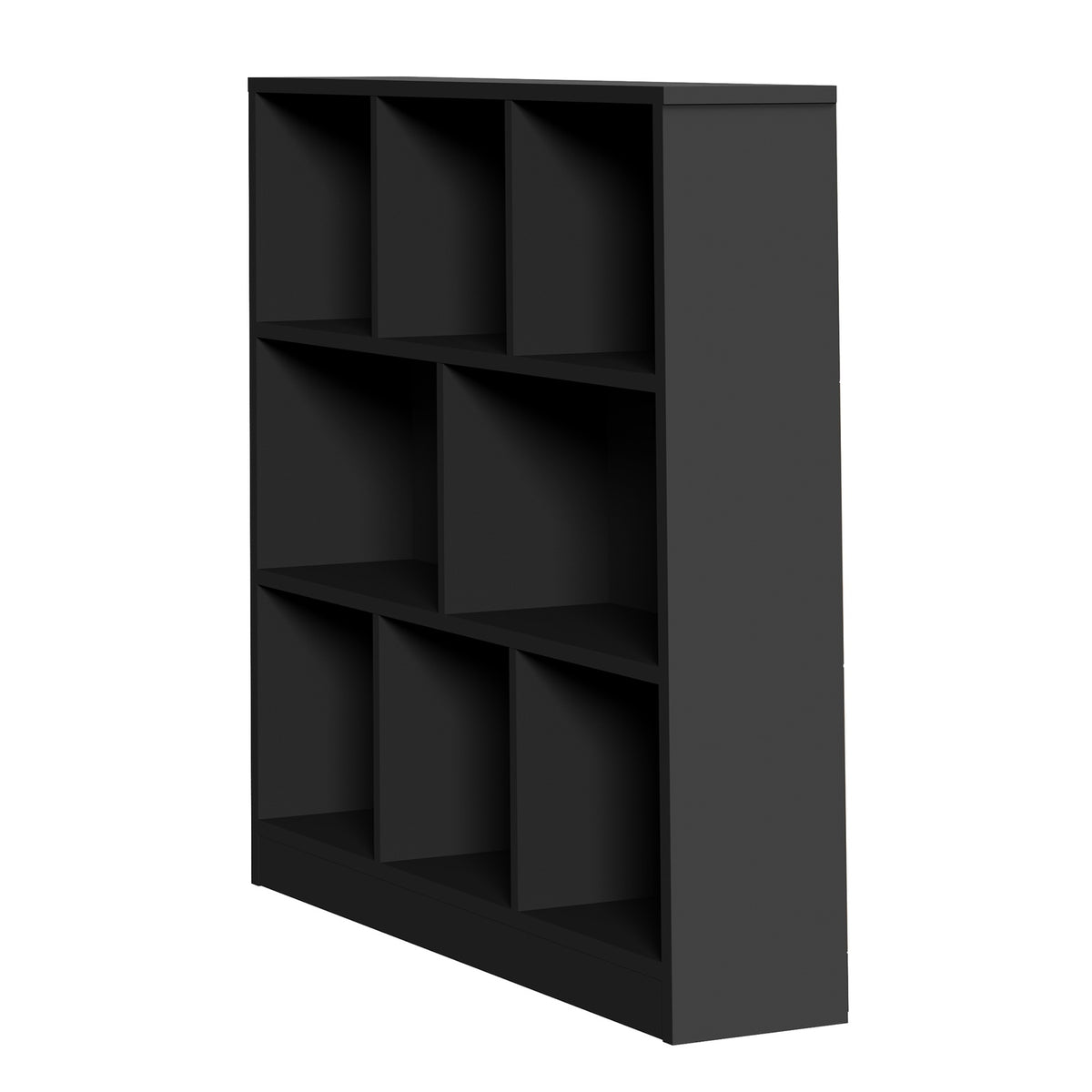 Oikiture Bookshelf Bookcase Display Shelves Unit Storage Organizer Stand Black - Sunyee