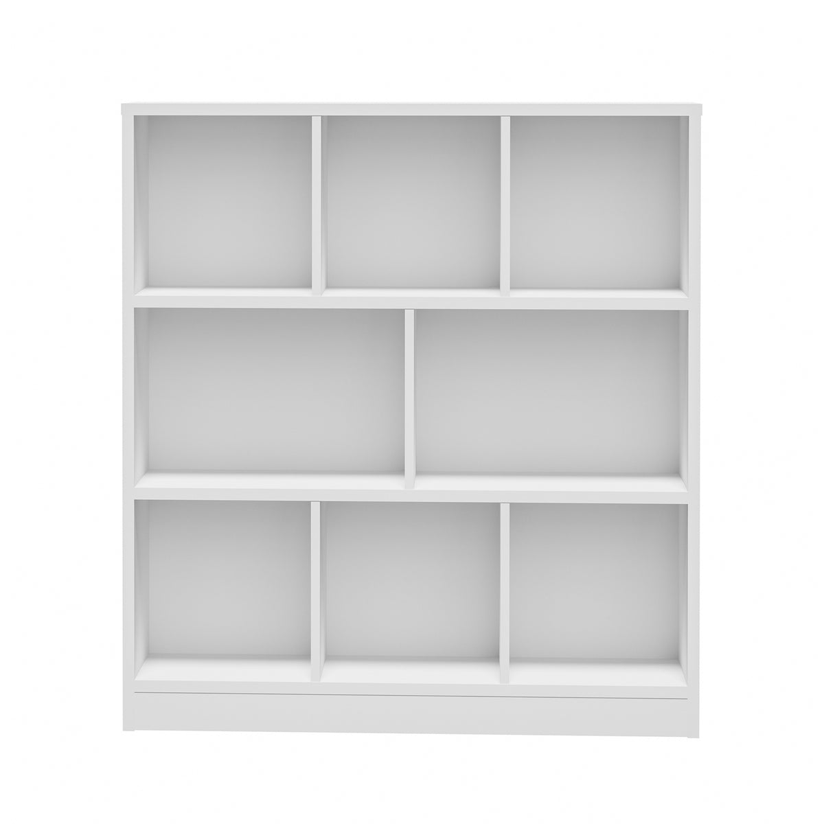 Oikiture Bookshelf Bookcase Display Shelves Unit Storage Organizer Stand White - Sunyee