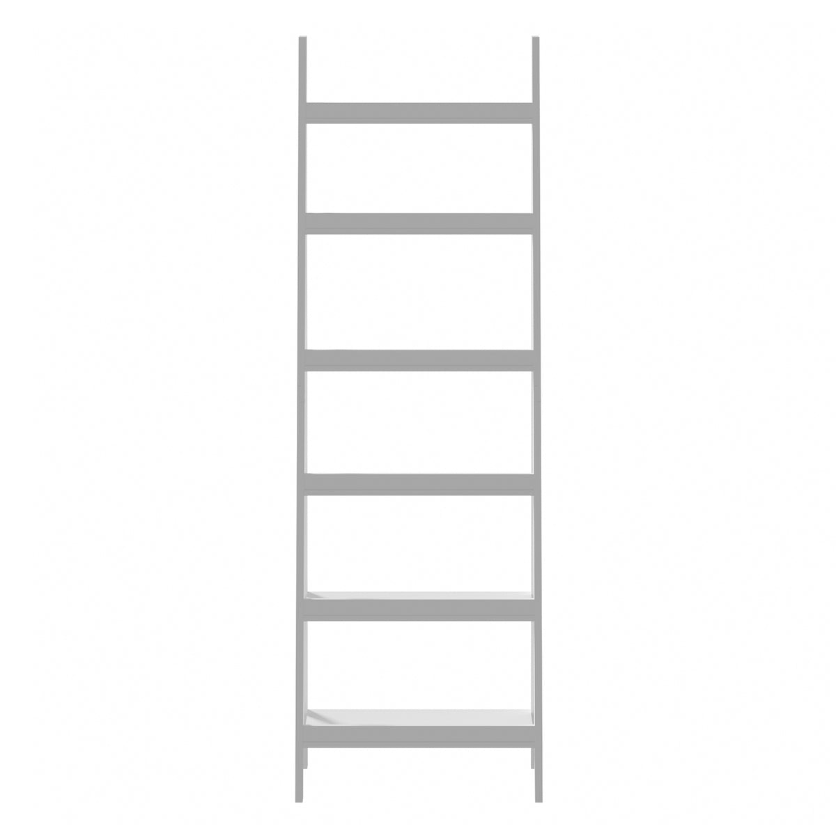 Oikiture Bookshelf 6 Tier Corner Ladder Shelf Home Storage Display Rack White - Sunyee