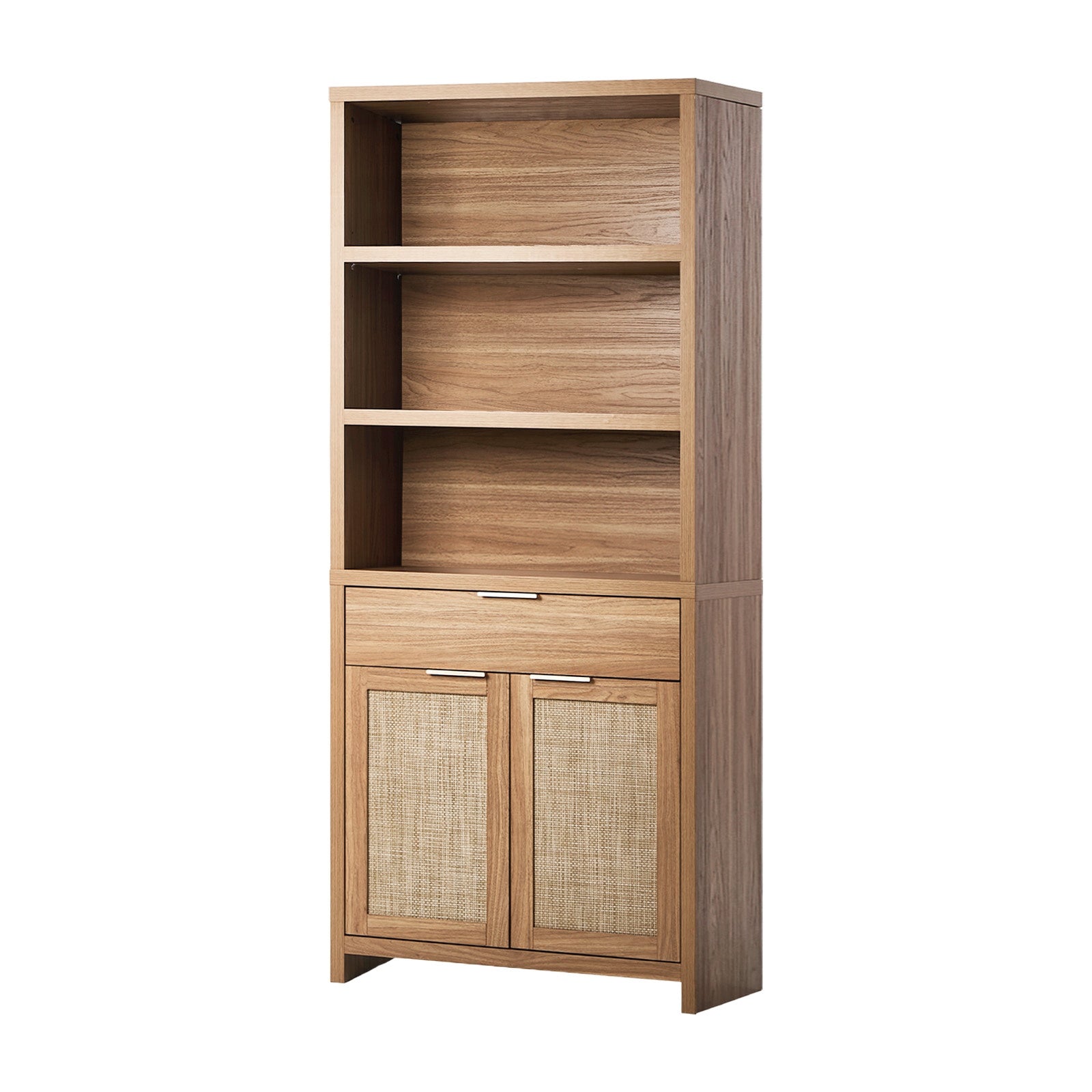 Oikiture Adjustable Bookshel Display Shelf Bookcase Storage Cabinet 5 Tier - Sunyee