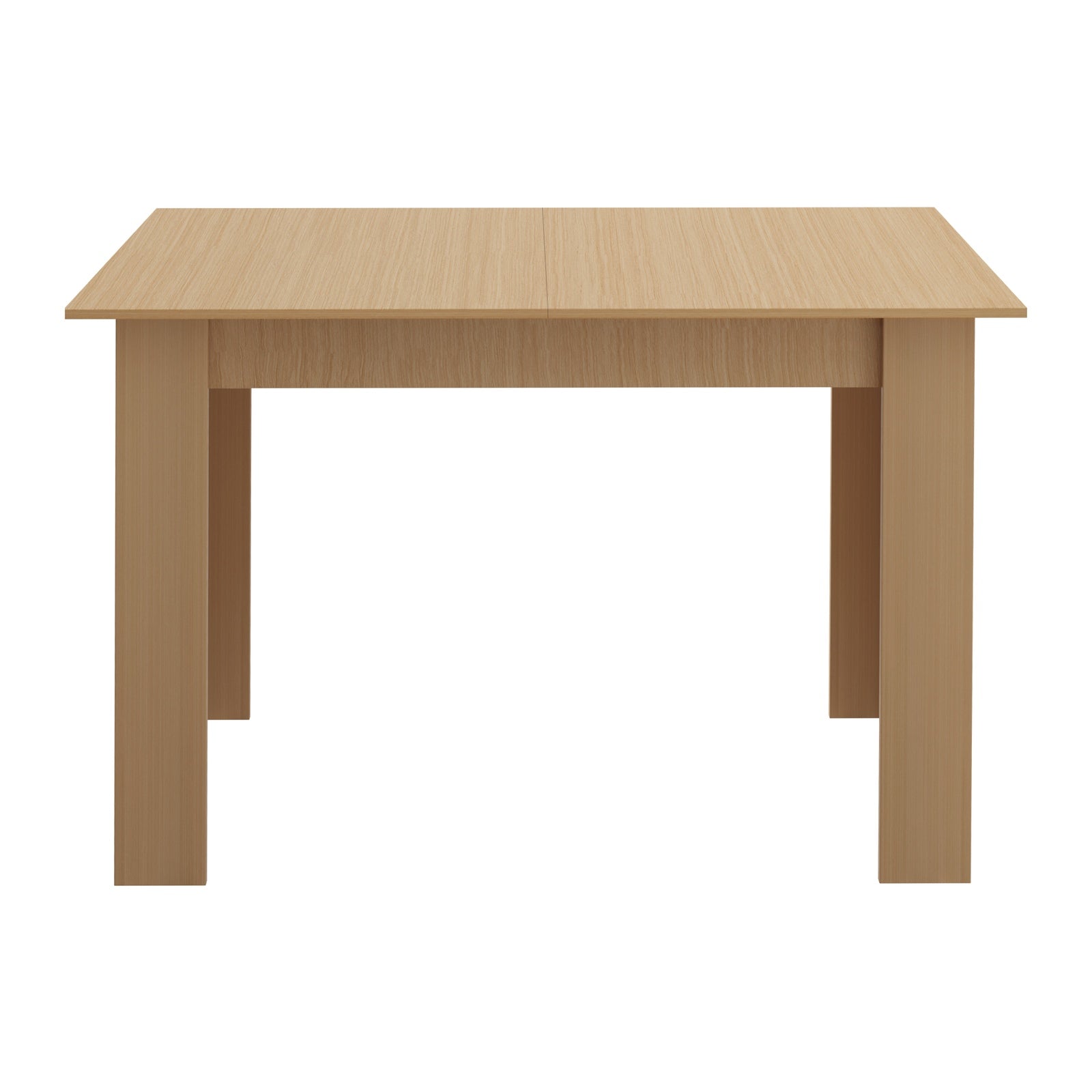 Oikiture 160cm Extendable Dining Table Kitchen Restaurant Cafe Table Wooden - Sunyee