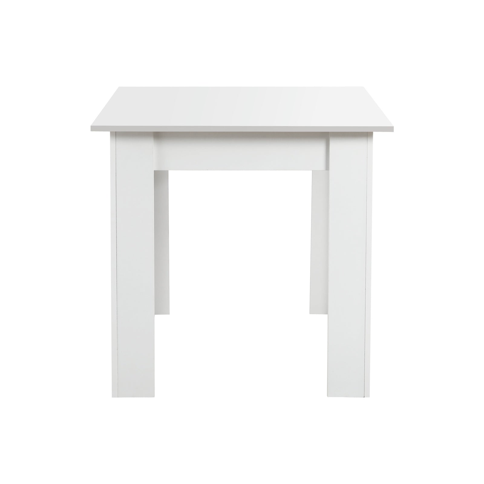 Oikiture 160cm Extendable Dining Table Kitchen Restaurant Cafe Table White - Sunyee