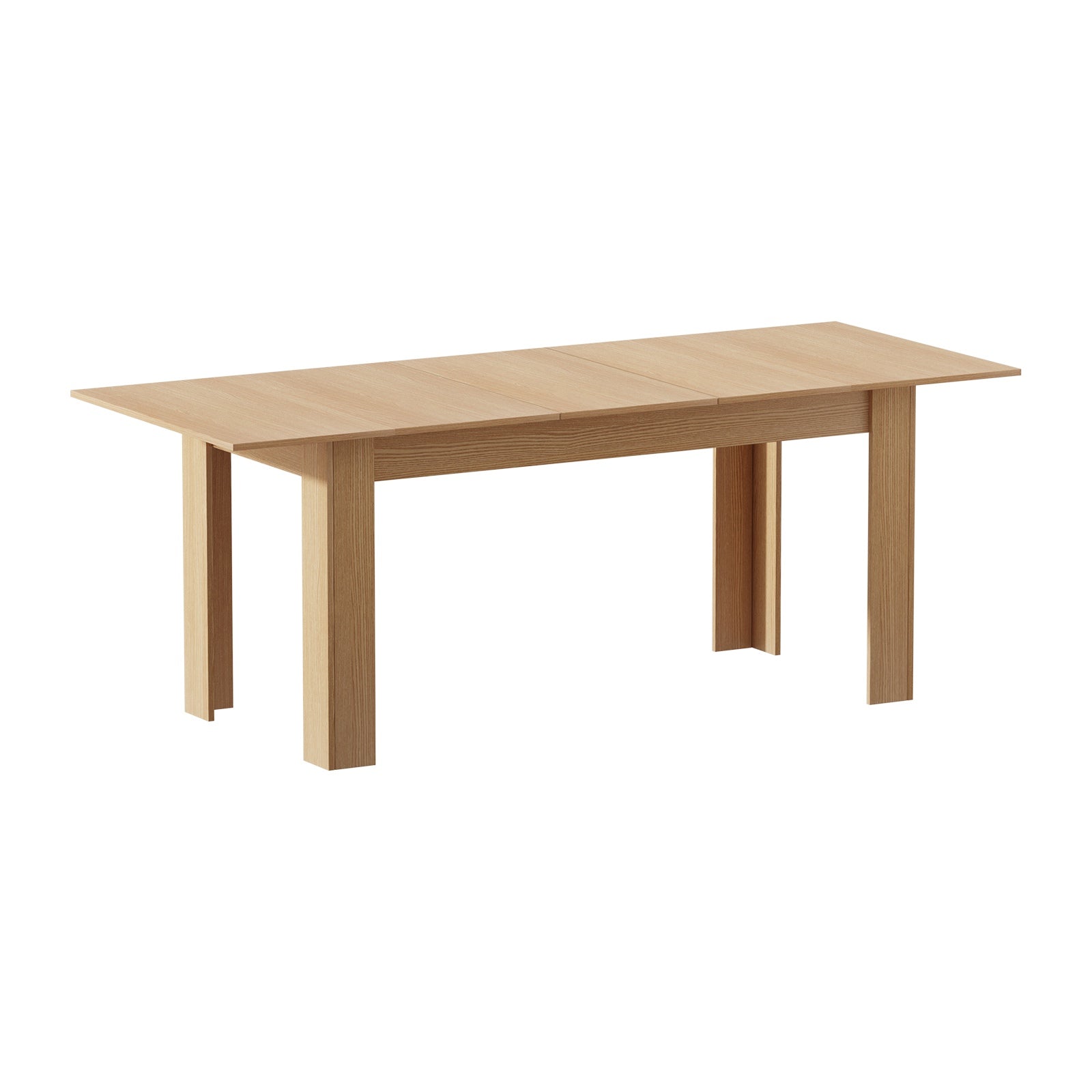 Oikiture 160/200cm Extendable Dining Table Kitchen Restaurant Cafe Table 4 Style - Sunyee