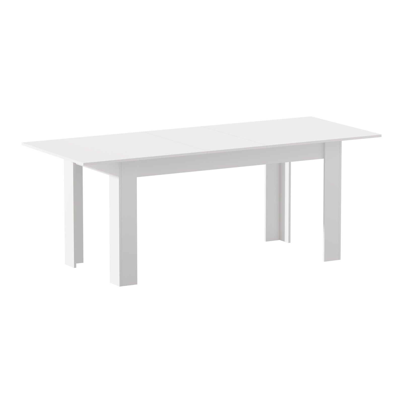 Oikiture 160/200cm Extendable Dining Table Kitchen Restaurant Cafe Table 4 Style - Sunyee