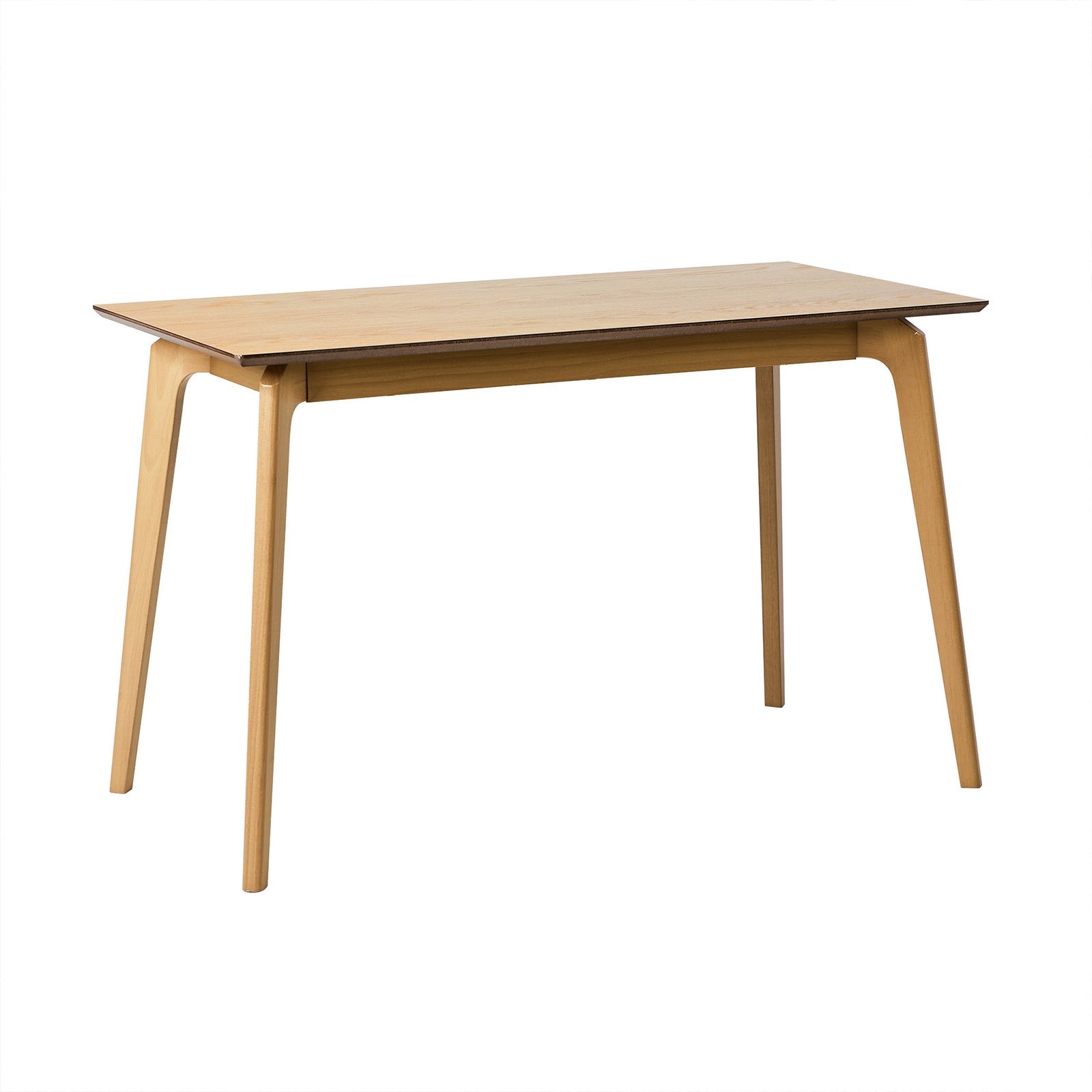 Oikiture Wooden Dining Table 120cm Rectangular 4 Seater Pinewood Legs Natural