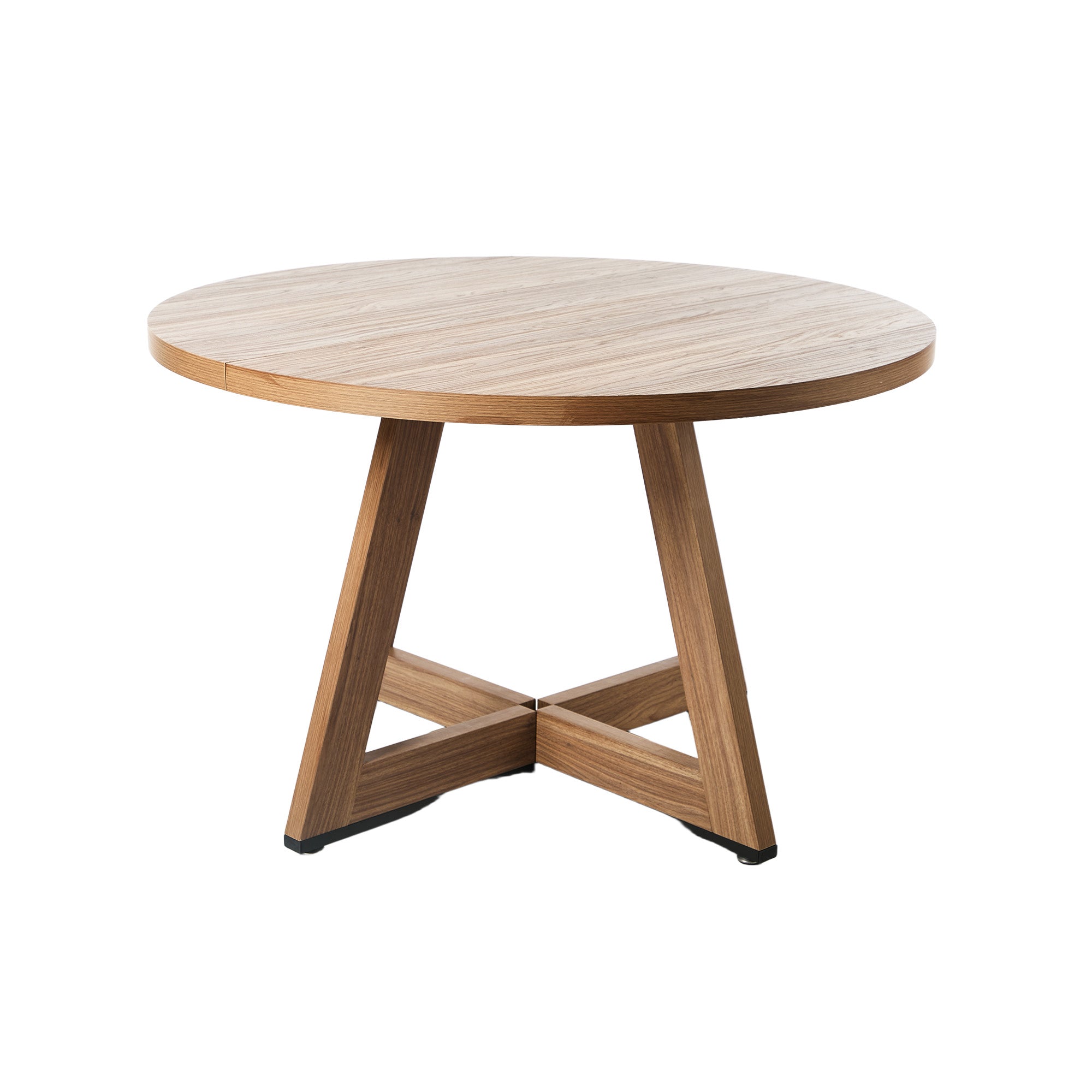 Oikiture 120cm Round Dining Table Wooden Kitchen Furniture - Sunyee