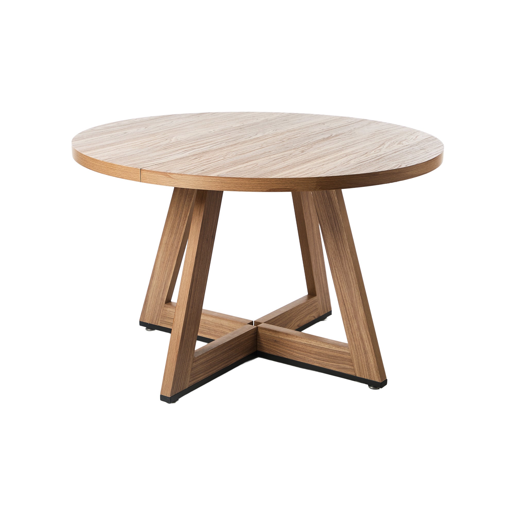 Oikiture 120cm Round Dining Table Wooden Kitchen Furniture - Sunyee