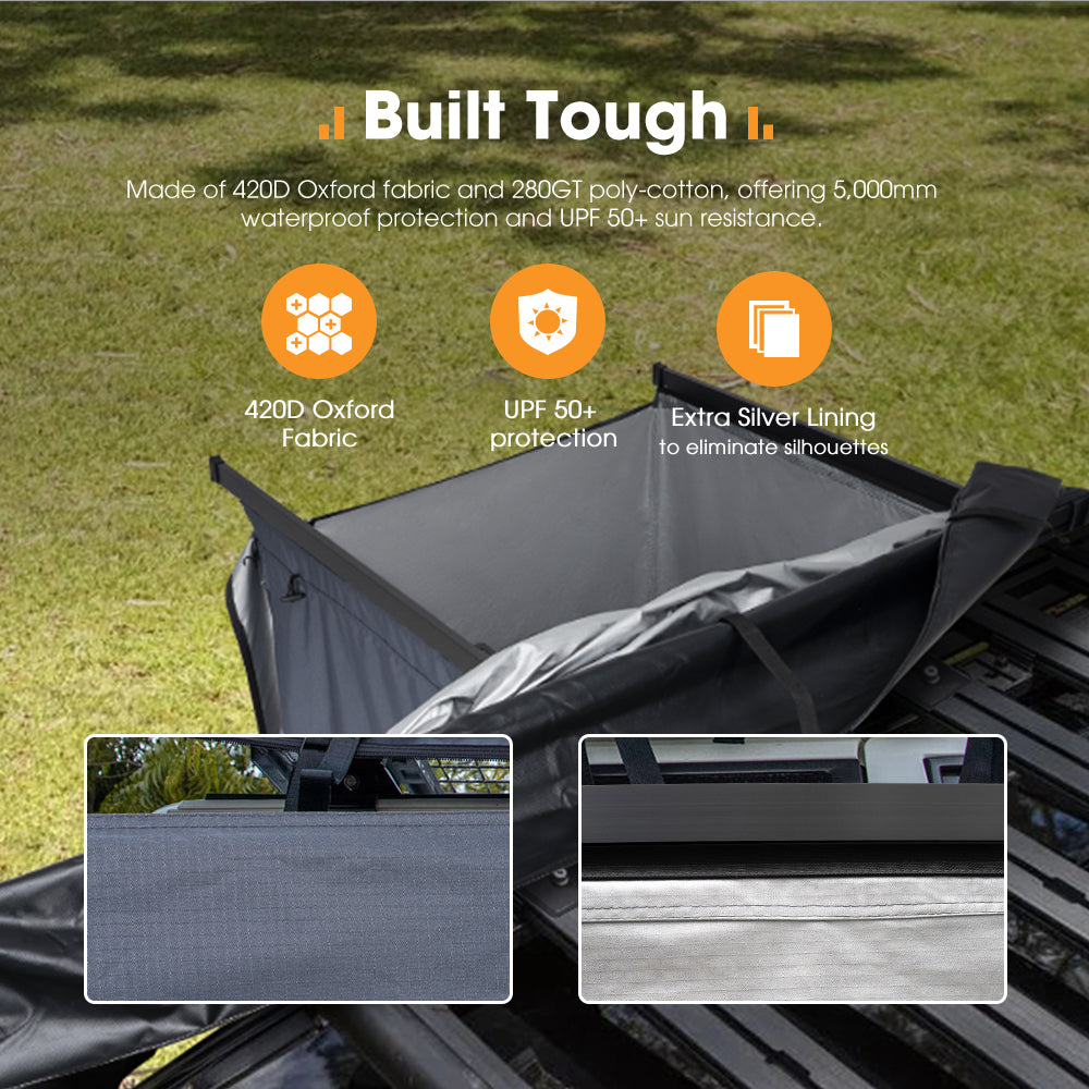 San Hima Dual Shower Awning Instant Ensuite Tent Fold-Out Camping Change Room - Sunyee