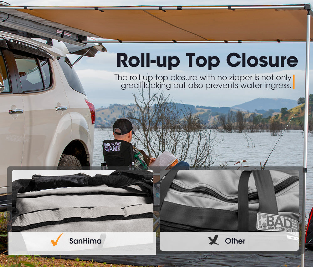 San Hima Cargo Bag 50L Small Stormproof Bag Water Resistant Outdoor Camping 4WD - Sunyee