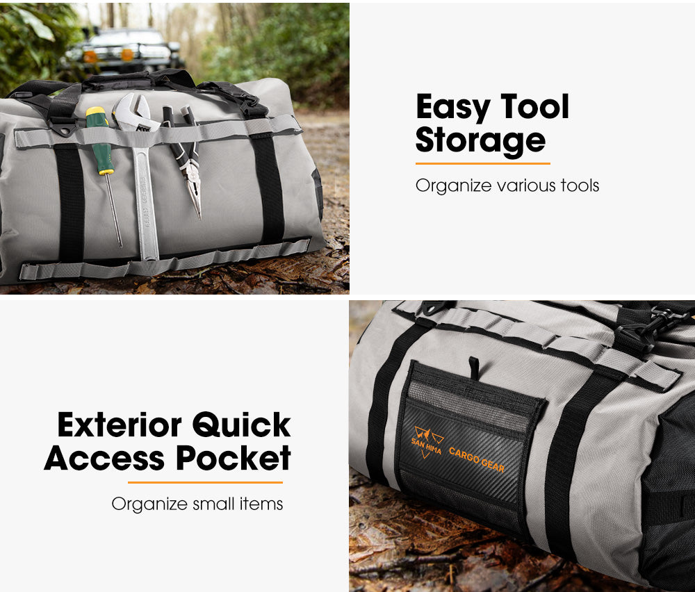 San Hima Cargo Bag 50L Small Stormproof Bag Water Resistant Outdoor Camping 4WD - Sunyee