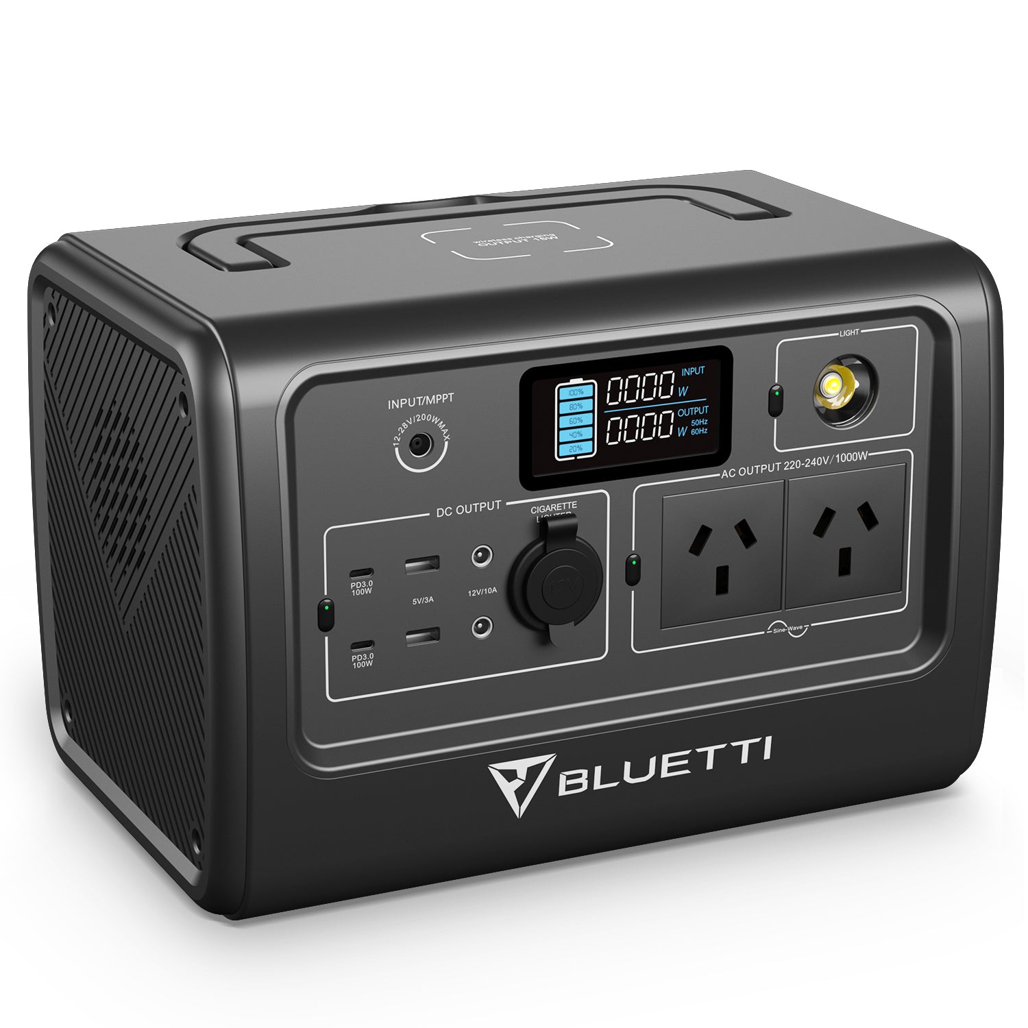BLUETTI EB70 Portable Power Station | 1000W 716Wh Grey - Sunyee