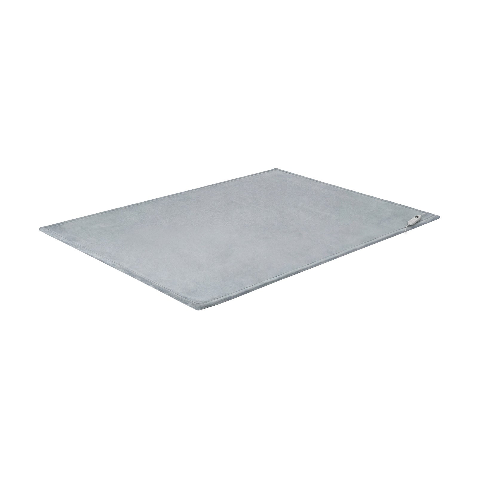 Bedra Electric Throw Rug Washable Heated Blanket Flannel Winter Warm Light Grey - Sunyee