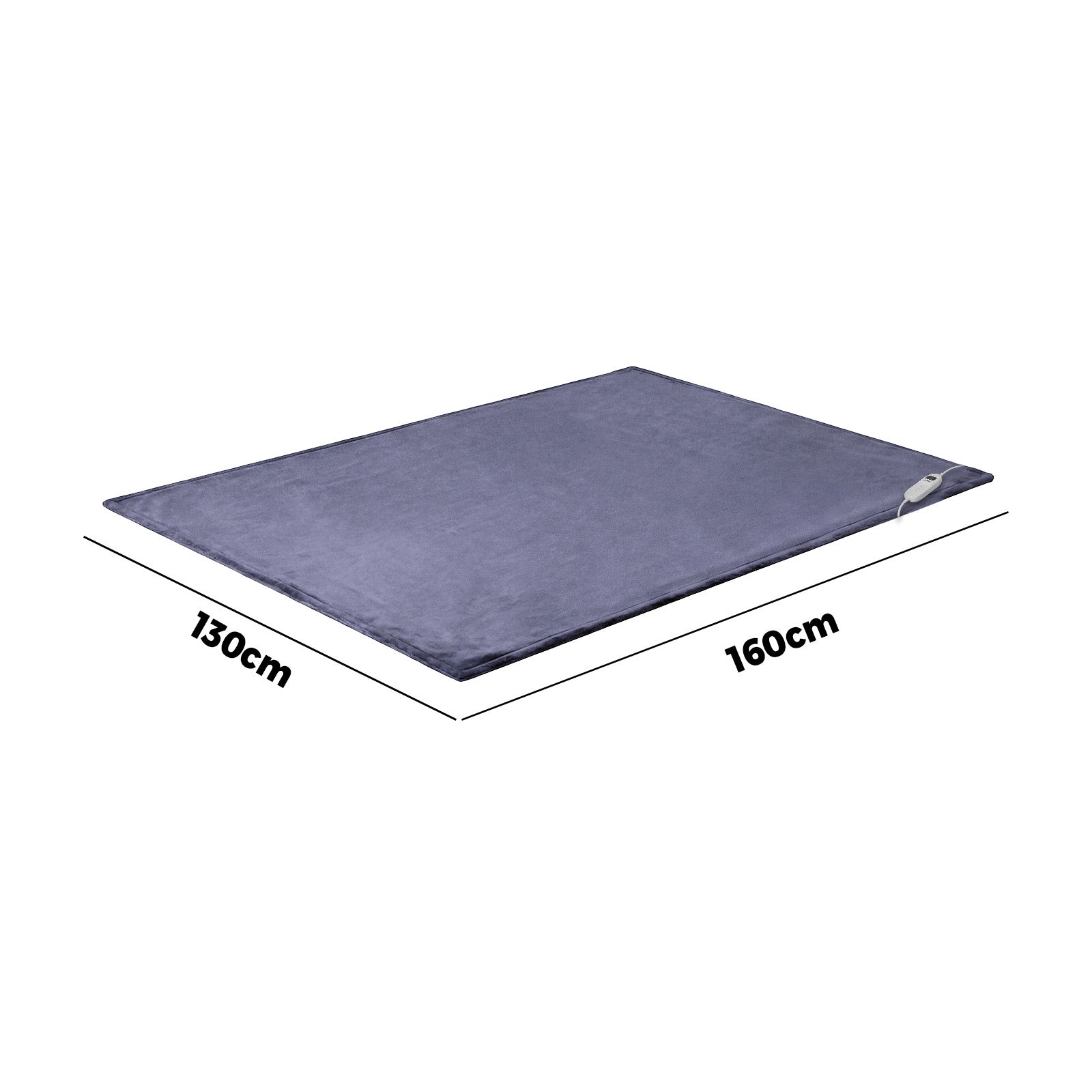 Bedra Electric Throw Rug Washable Heated Blanket Flannel Winter Warm Purple - Sunyee