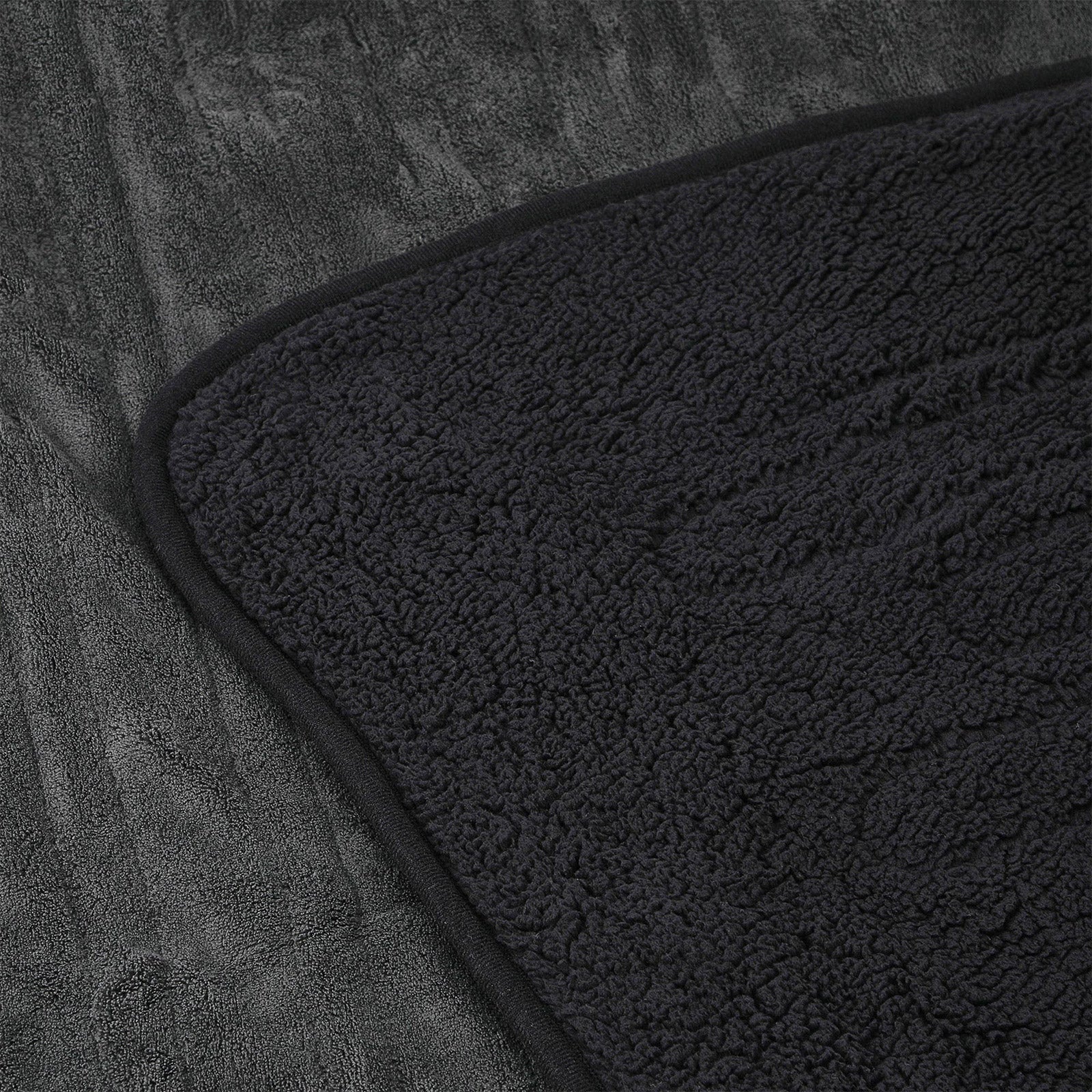 Bedra Electric Heated Blanket Washable Throw Rug Sherpa Coral Fleece Charcoal - Sunyee