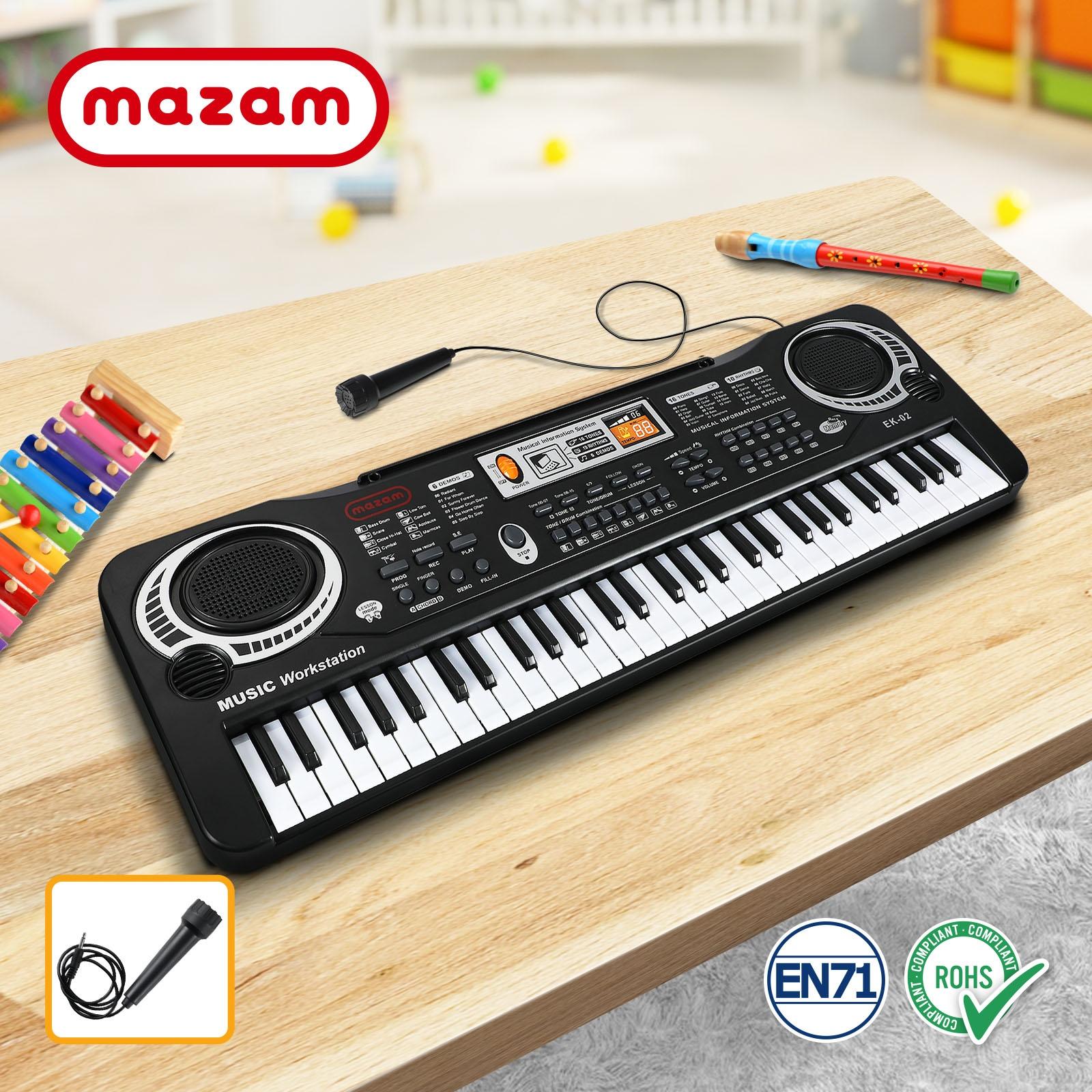 Mazam 61 Keys Electronic Piano Keyboard Electric Keyboards Musical Kids Toy Gift - Sunyee