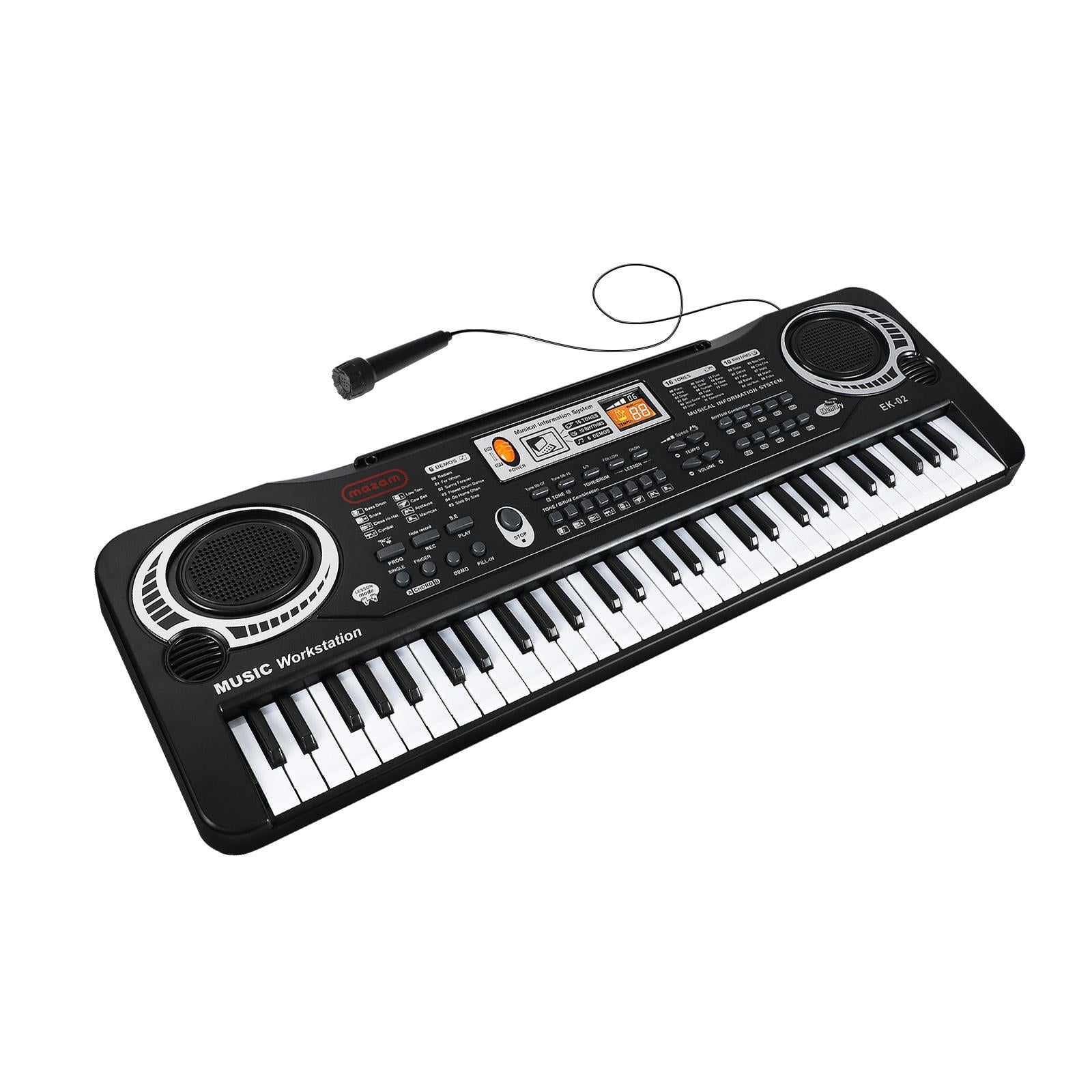 Mazam 61 Keys Electronic Piano Keyboard Electric Keyboards Musical Kids Toy Gift - Sunyee