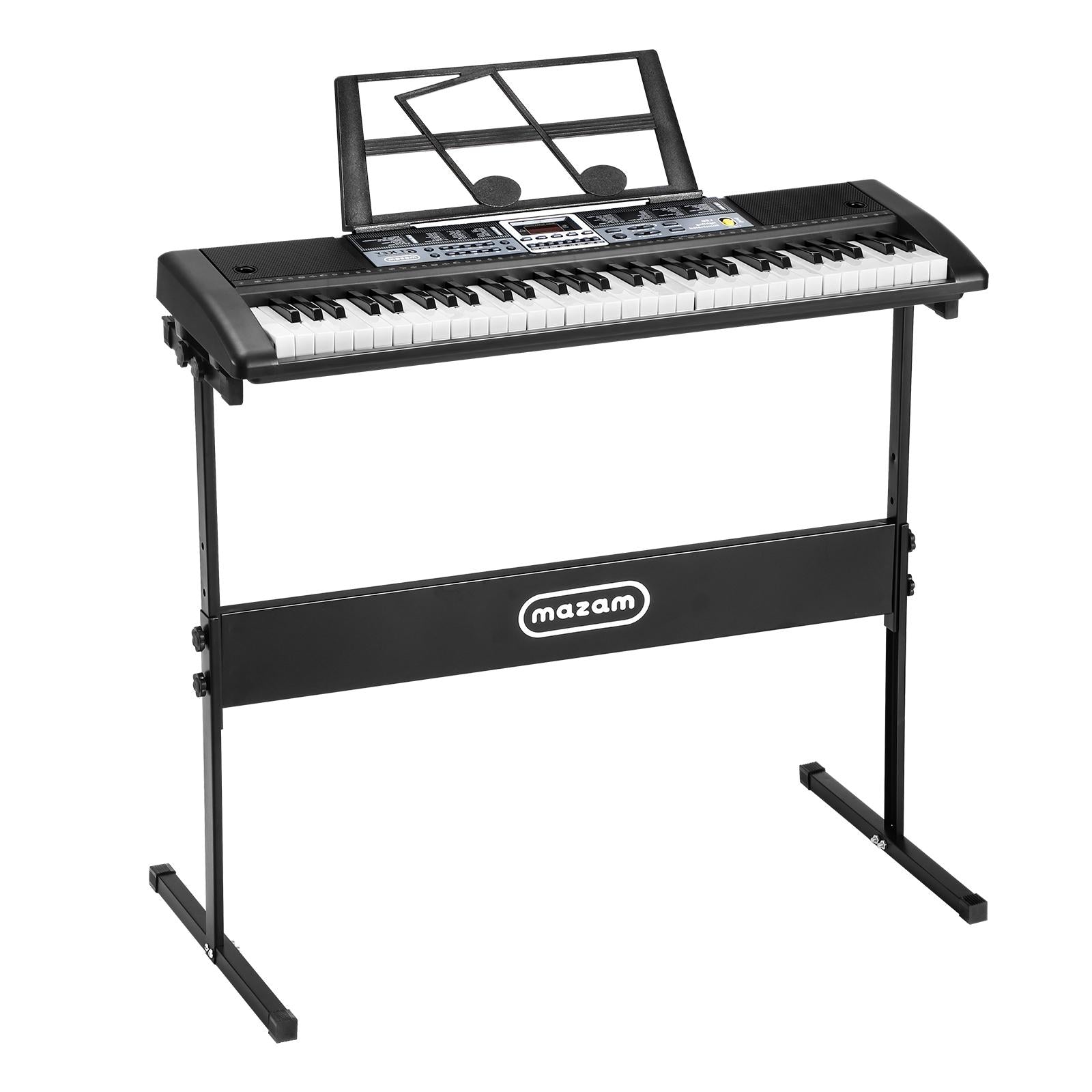 Mazam 61 Keys Electronic Piano Keyboard Electric Keyboards Musical Kids Toy Gift - Sunyee