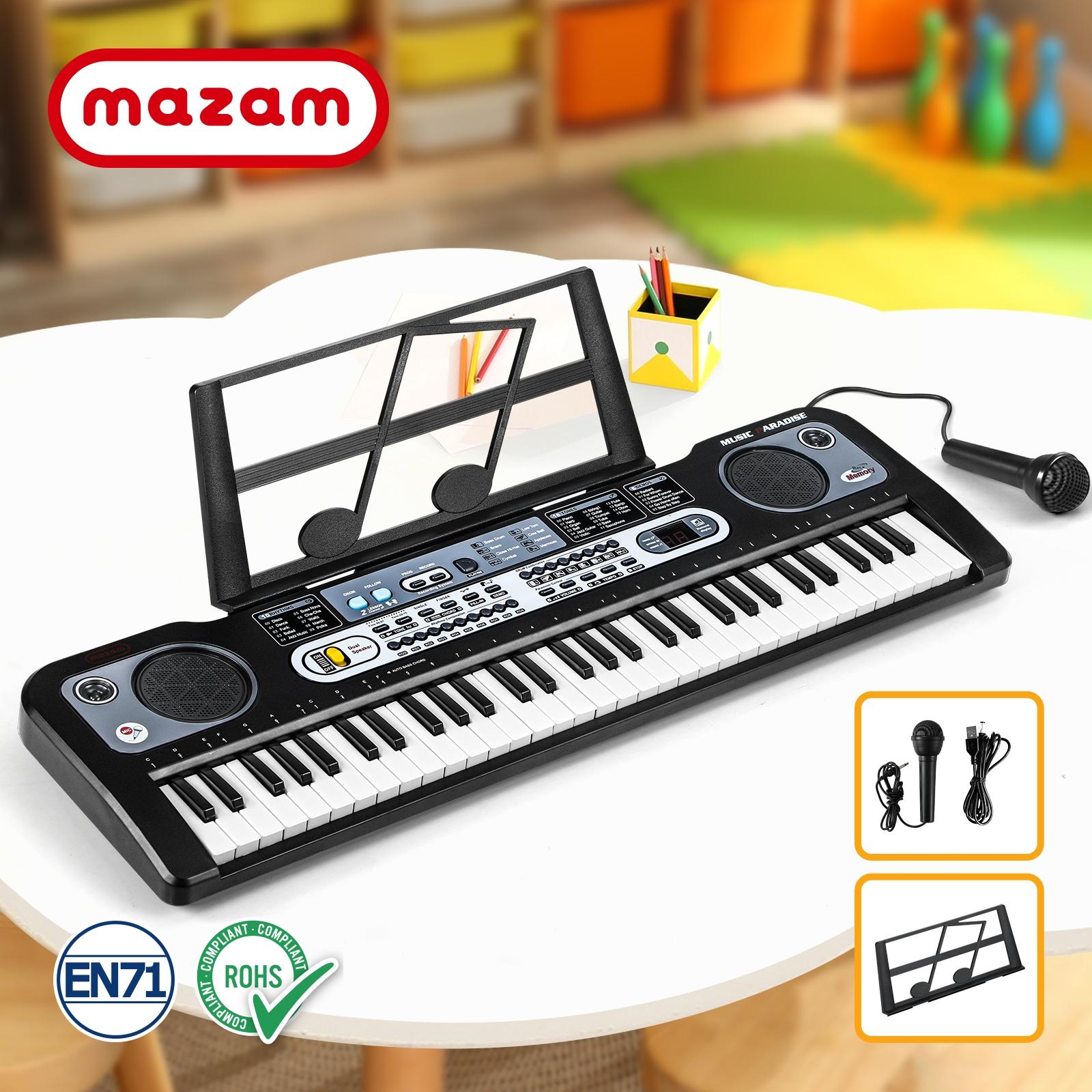 Mazam 61 Keys Electronic Piano Keyboard Electric Keyboards Musical Kids Toy Gift - Sunyee