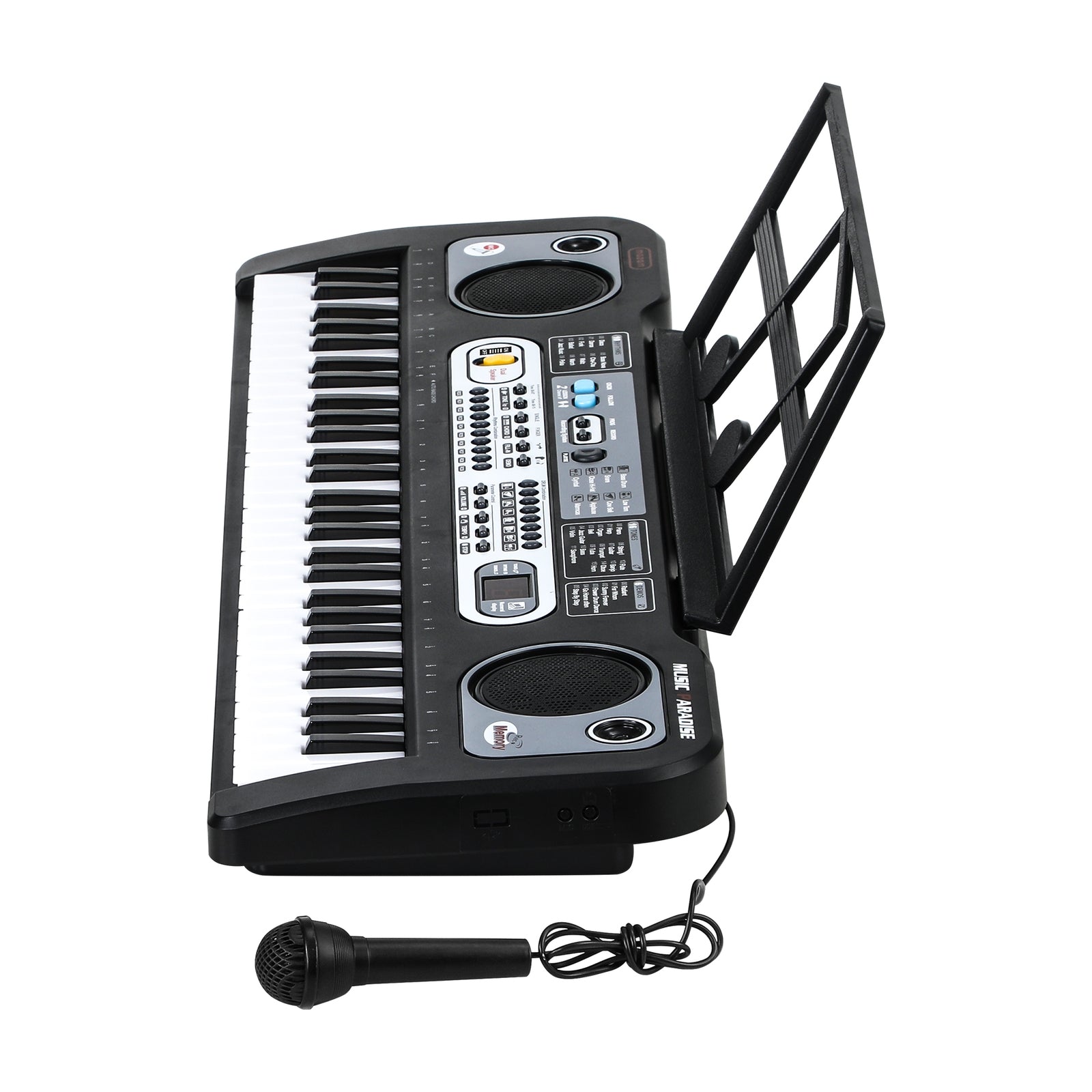 Mazam 61 Keys Piano Keyboard Electronic Musical Toy Gift w/ Microphone Holder - Sunyee