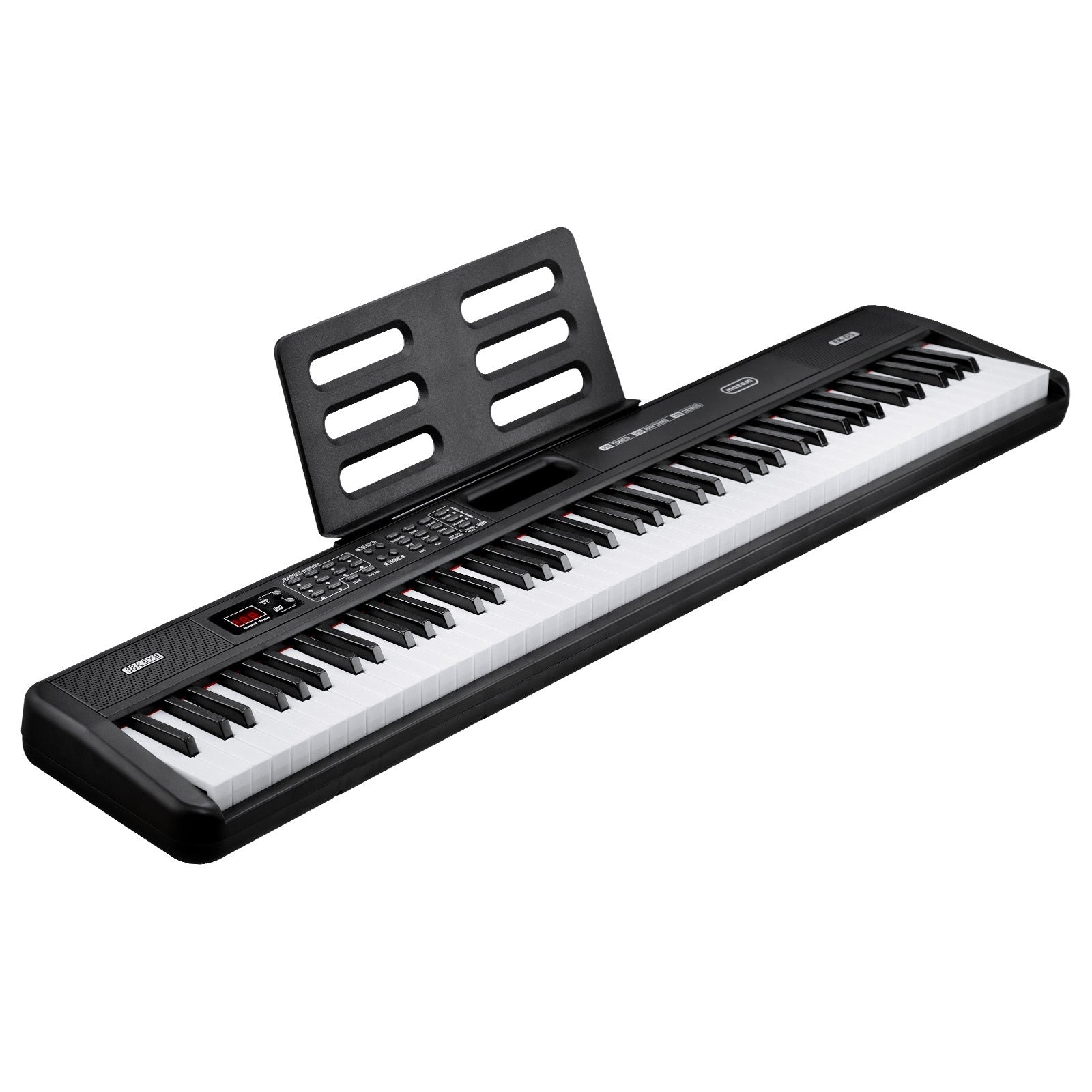Mazam 88 Keys Electronic Piano Keyboard Portable Lighted Electric Keyboards - Sunyee