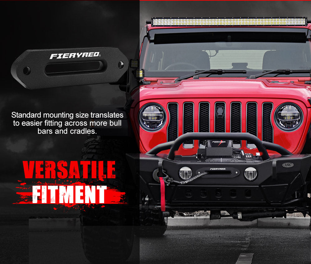 13000LBS 12V Synthetic Rope Electric Winch