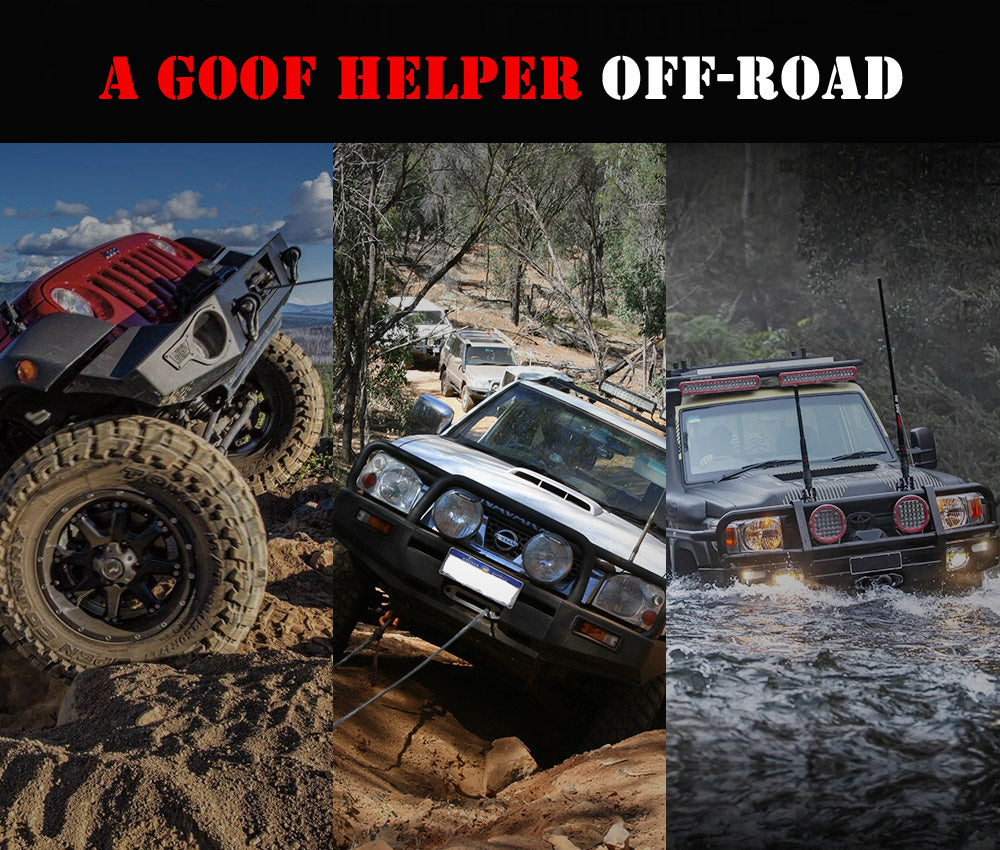 13000LBS 12V Synthetic Rope Electric Winch - Sunyee