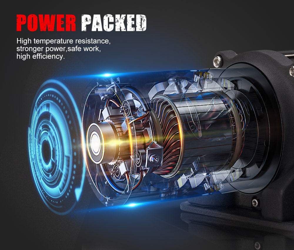 13000LBS 12V Synthetic Rope Electric Winch - Sunyee