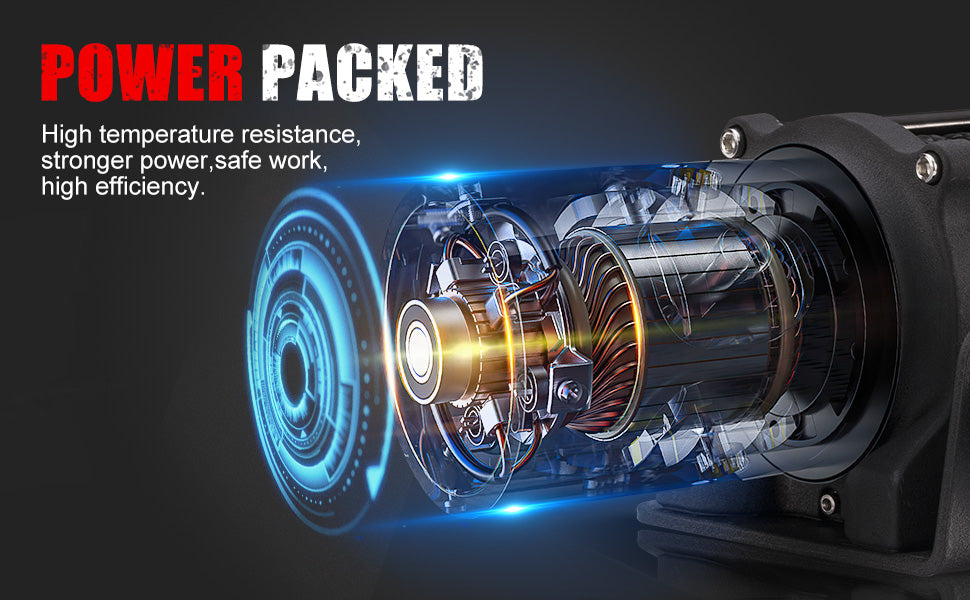 FIERYRED 12V 5500LBS Steel Cable Electric Winch - Sunyee