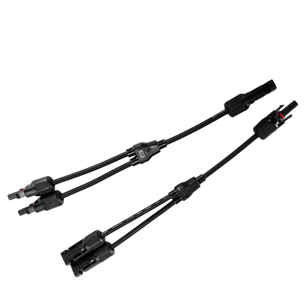 Pair Y Branch Connectors Solar Cable Plug Inline Solar PV Panel IP67 2 connection - Sunyee