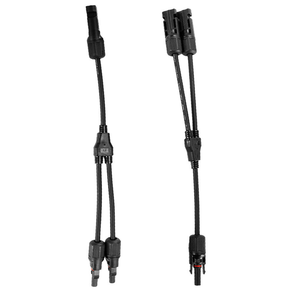 Pair Y Branch Connectors Solar Cable Plug Inline Solar PV Panel IP67 2 connection - Sunyee