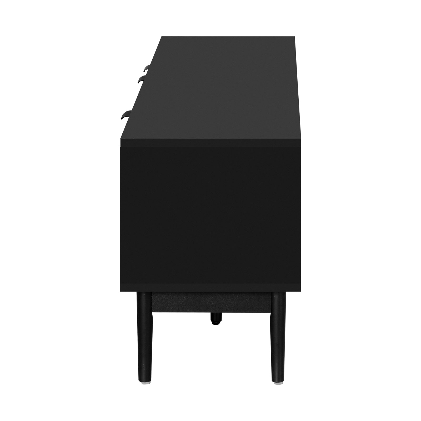 Oikiture TV Cabinet Entertainment Unit Stand Storage Three Door 160CM - Sunyee