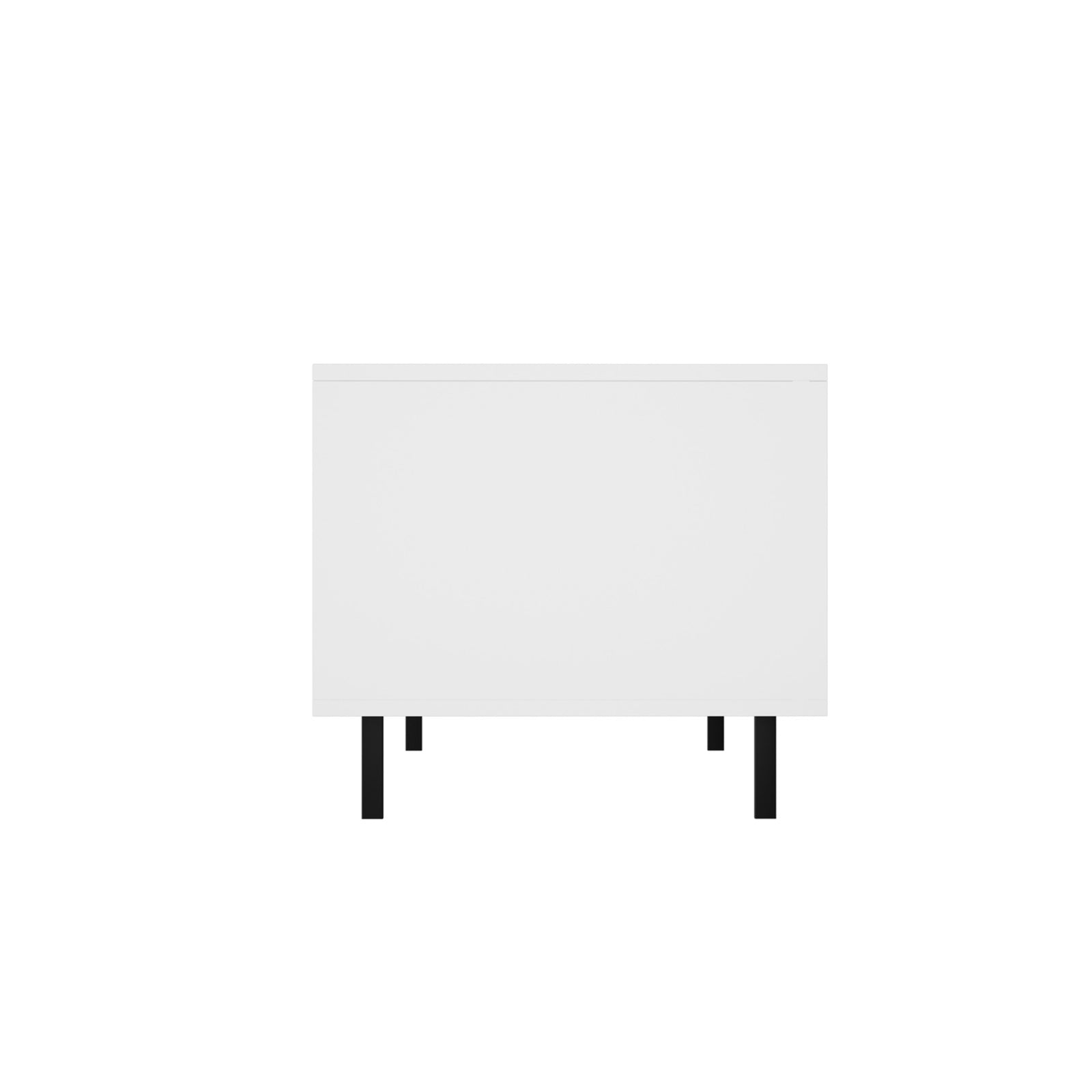 Oikiture TV Cabinet Entertainment Unit Stand Tempered-glass Doors Storage Shelf - Sunyee