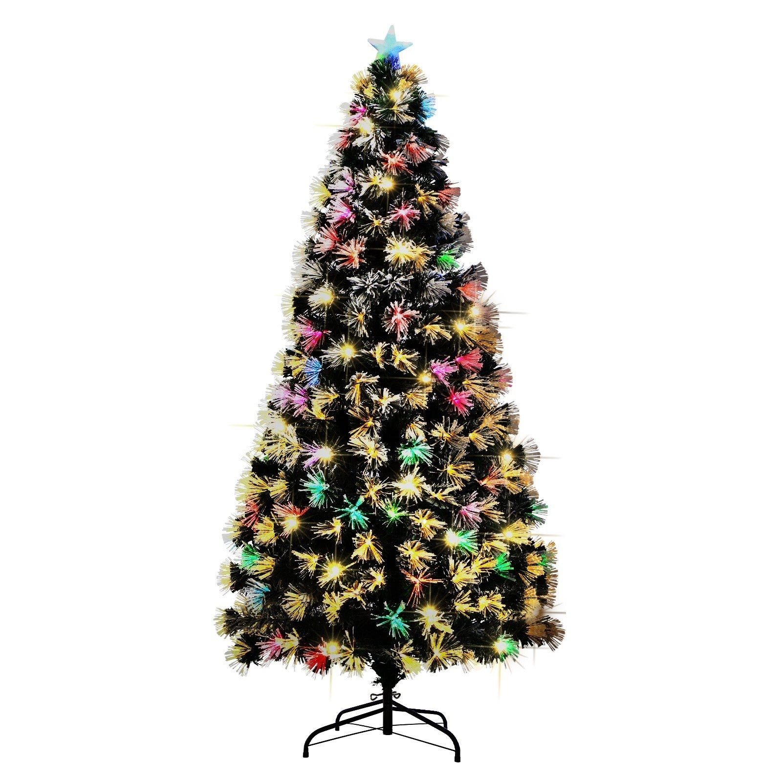 Tinseltown Christmas Tree 1.8M 6FT LED Xmas trees Optic Fibre Multi Colour - Sunyee