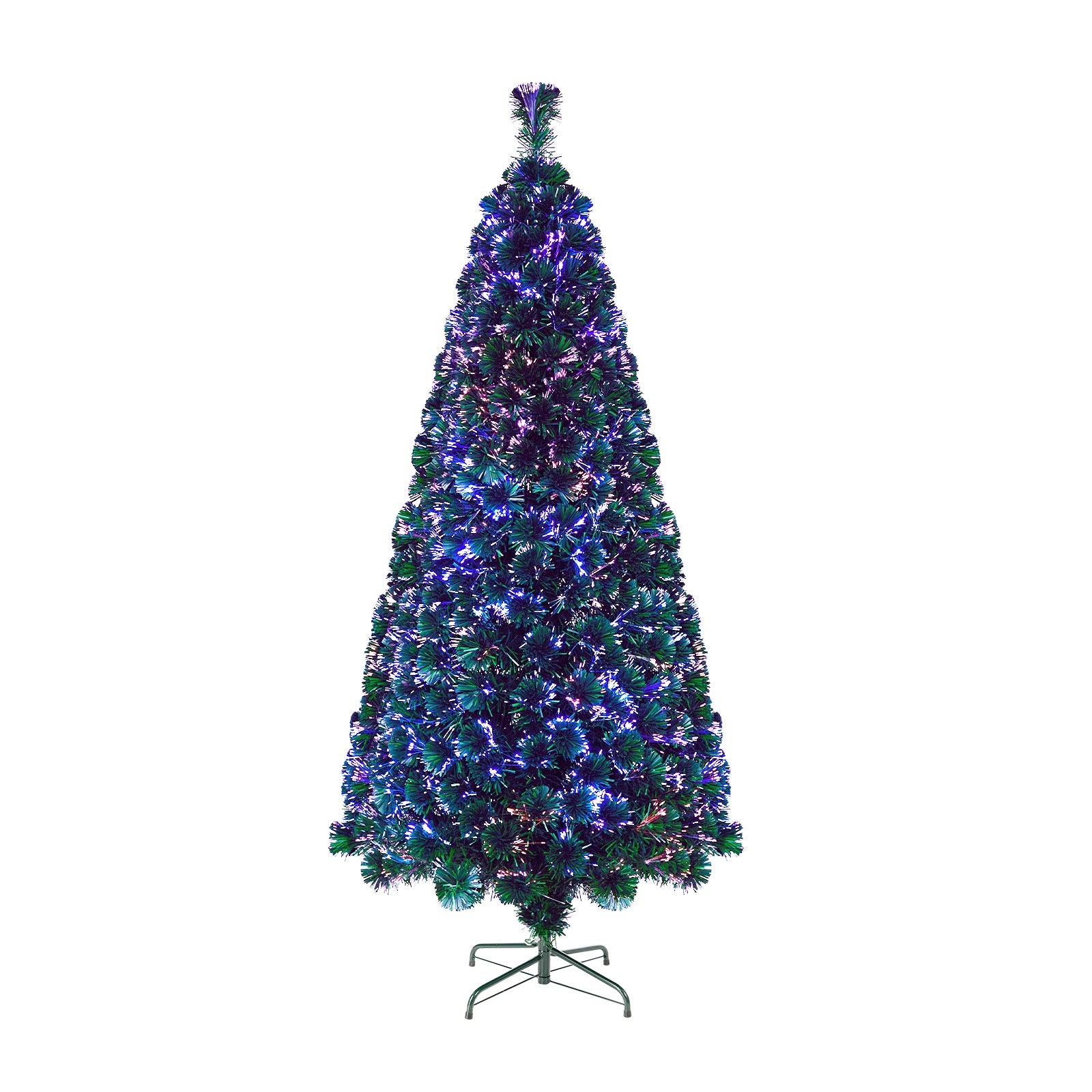 Tinseltown Christmas Tree Fibre Optic 6FT 1.8M Xmas Trees Multi-Colour Lights