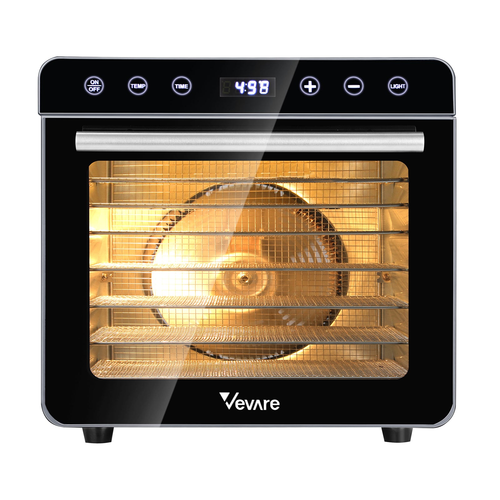 Vevare Food Dehydrators Jerky Dehydrator Fruit Dryer Stainless Steel 8 Trays - Sunyee