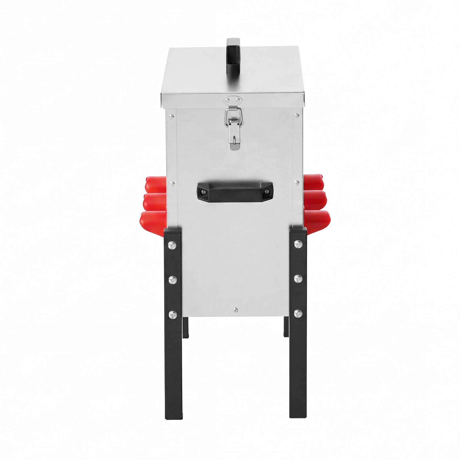 Alopet 30 Lbs Galvanized Chicken Feeder Trough with Legs Plastic Dividers