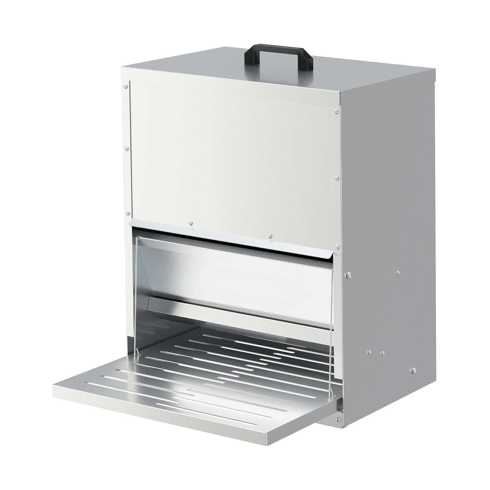 Alopet Automatic Chicken Feeder Auto Coop Chick Treadle Self Opening 15kg