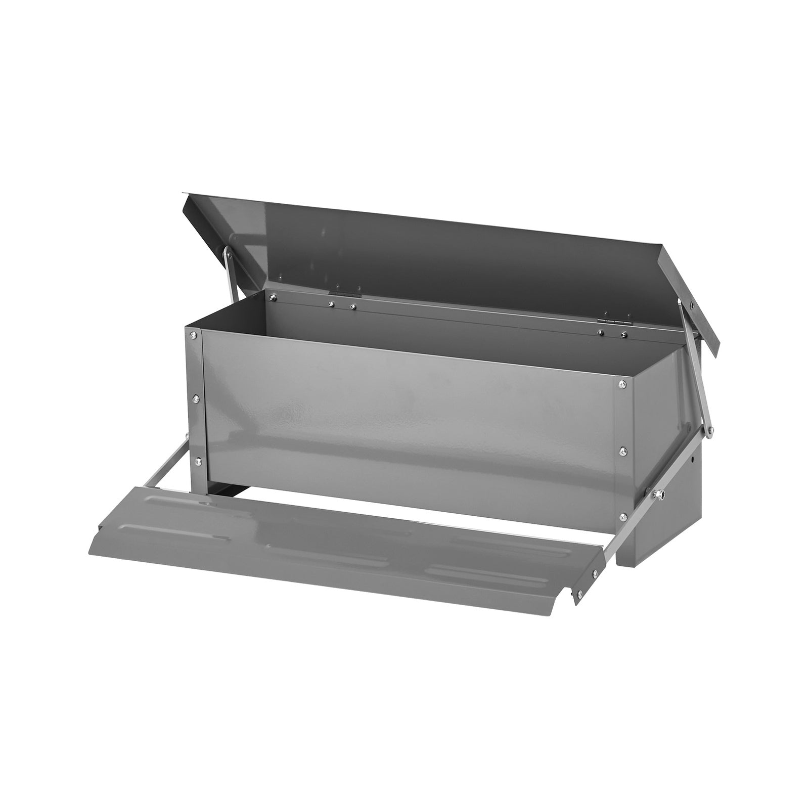 Alopet Automatic Chicken Food Feeder Galvanized Treadle Self Opening Feed 10kg