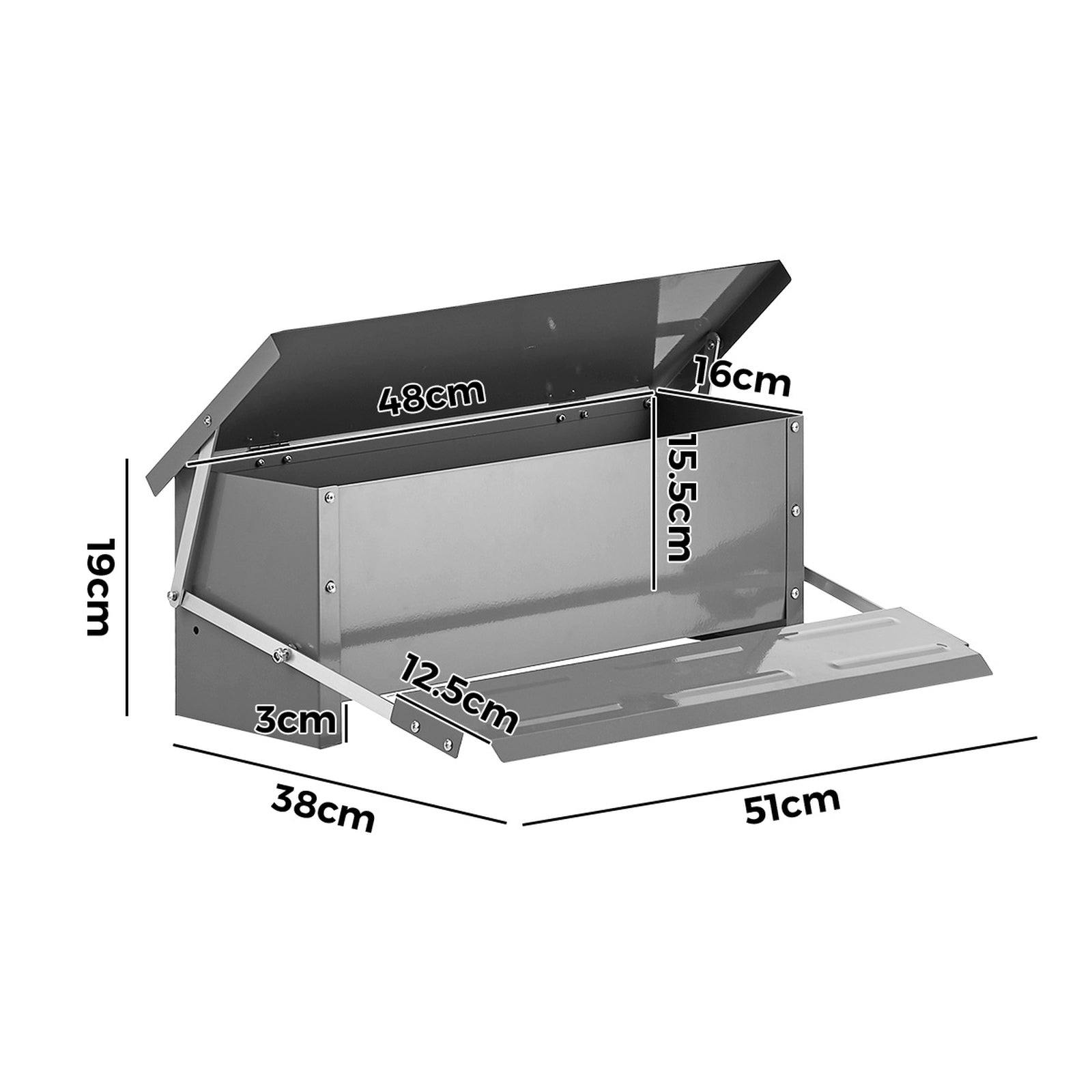 Alopet Automatic Chicken Food Feeder Galvanized Treadle Self Opening Feed 10kg