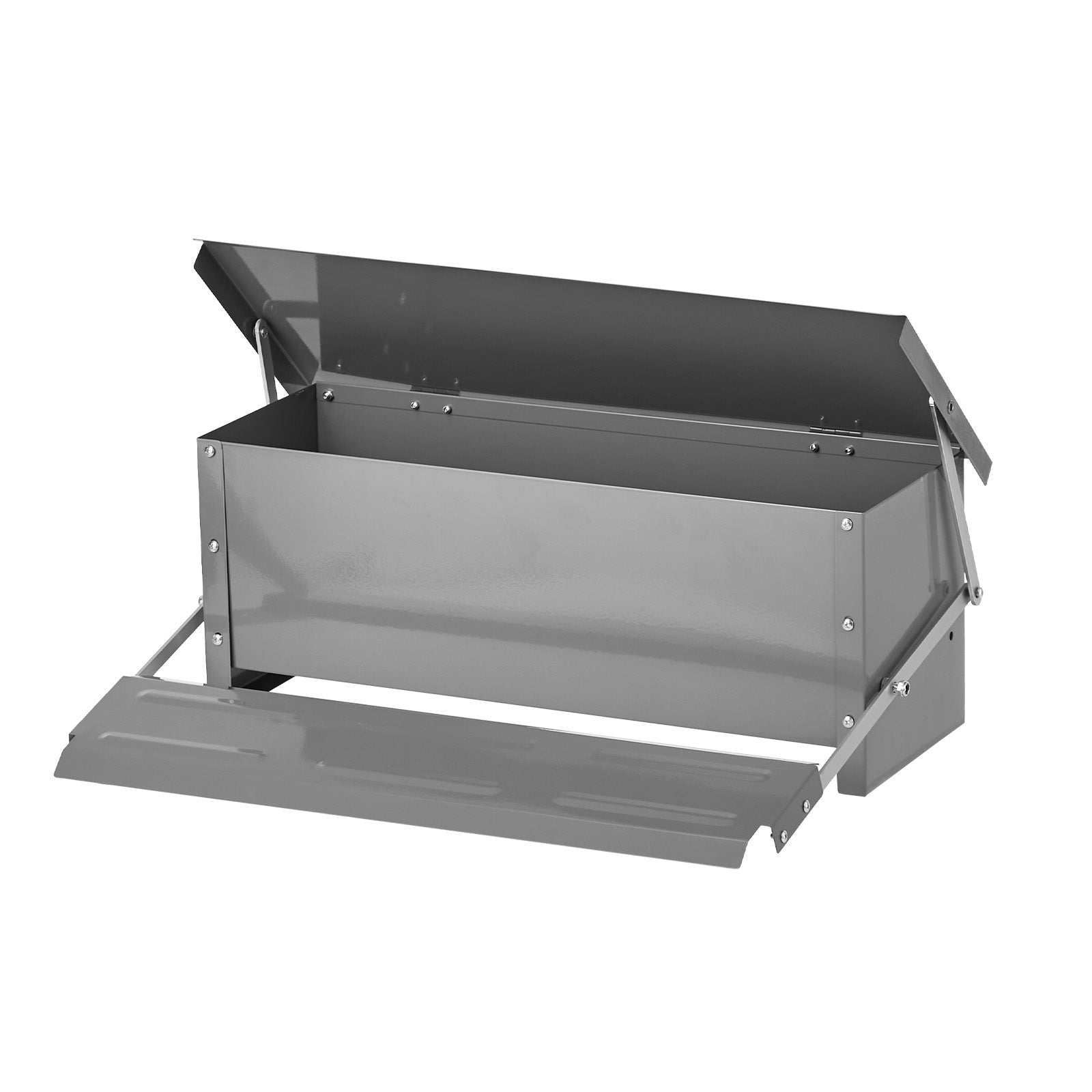 Alopet Automatic Chicken Food Feeder Galvanized Treadle Self Opening Feed 10kg