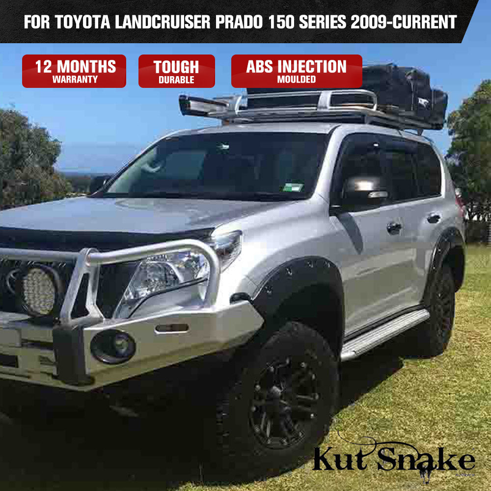 Kut Snake Flares for Toyota Landcruiser Prado 150 Series 2009-Current ABS - Sunyee