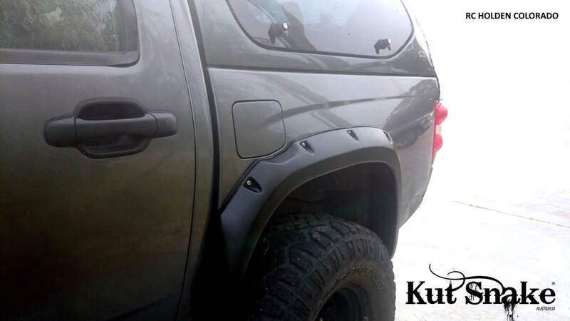 Kut Snake Flares for Holden Colorado RC 2008-2011 ABS - Sunyee